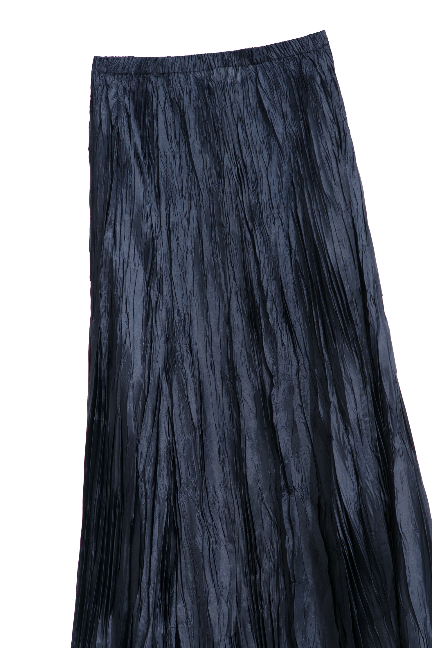 Irregular Pleated Elastic Waist SkirtIrregular Pleated Elastic Waist Skirt,Season (SS) Look,Pleated skirts,Midi skirts