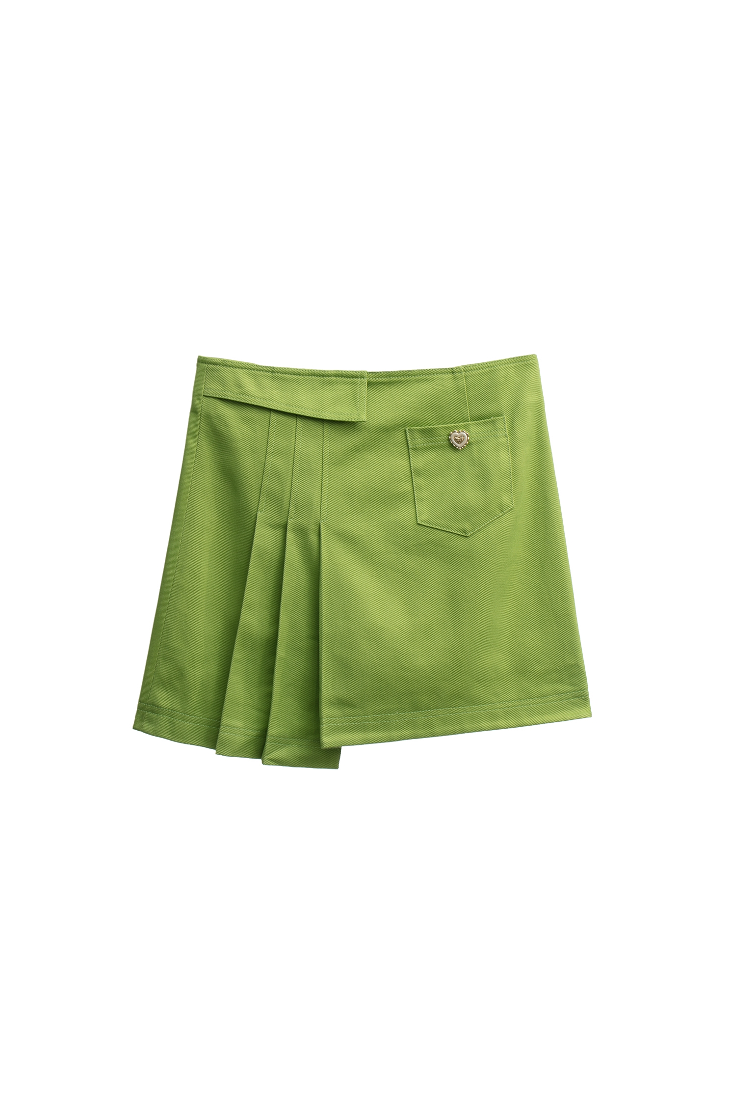 Pleated Asymmetric Short SkirtPleated Asymmetric Short Skirt,Season (SS) Look,Mini skirts,Shorts