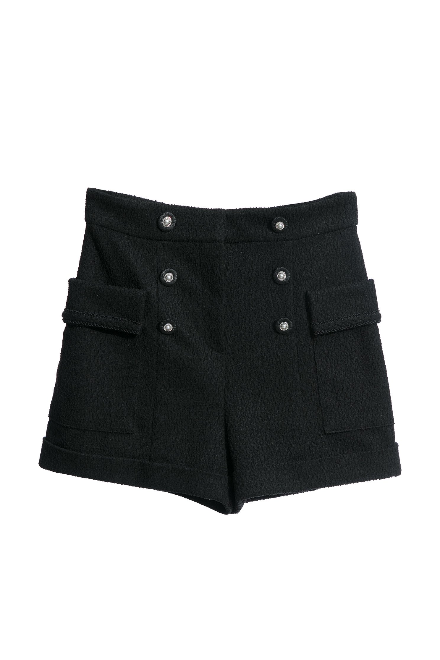 Cuffed Shorts With Front Patch PocketsCuffed Shorts With Front Patch Pockets,Shorts,Season (AW) Look