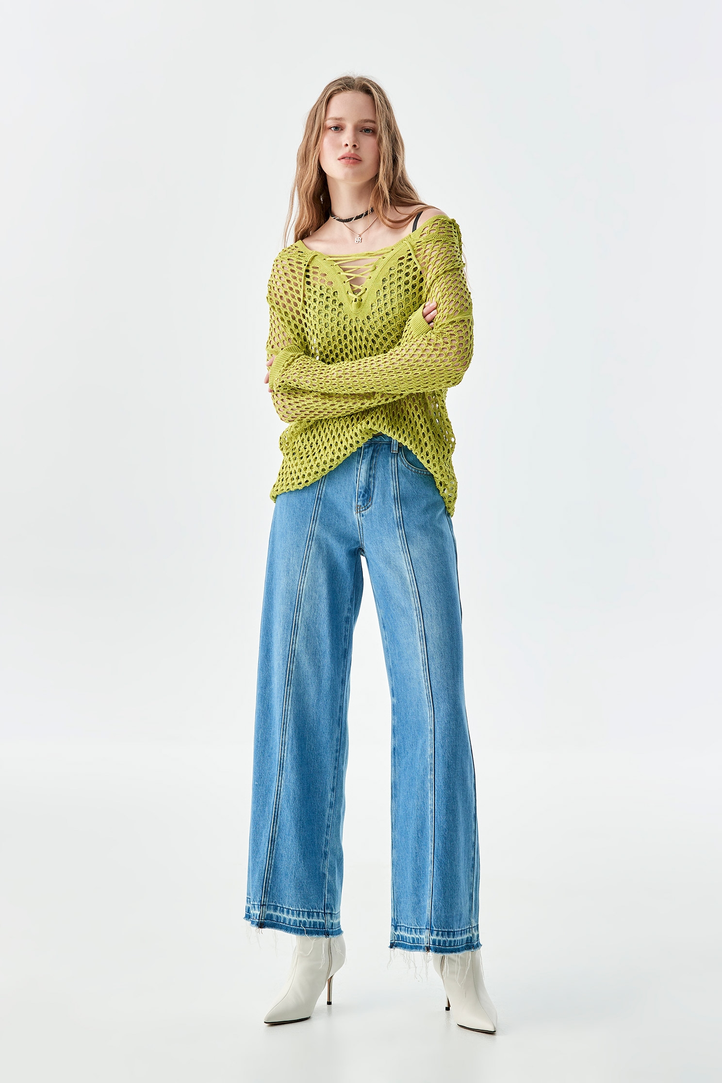 Basic Wide Leg JeansBasic Wide Leg Jeans,Denim,Jeans,Denim pants,Season (AW) Look,Pants