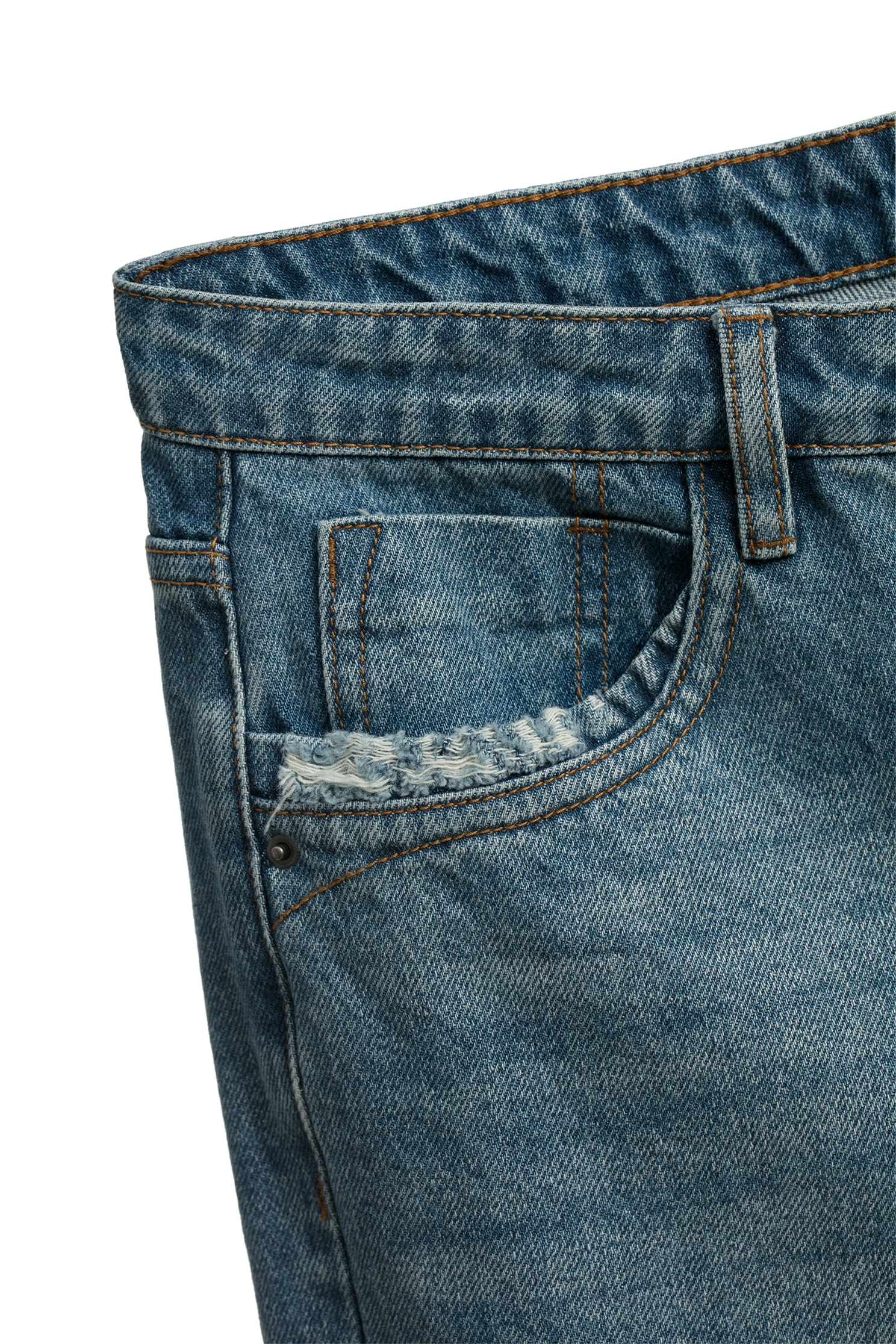 Straight Cut Jeans With Fold Up CuffsStraight Cut Jeans With Fold Up Cuffs,Season (SS) Look,Denim,Jeans