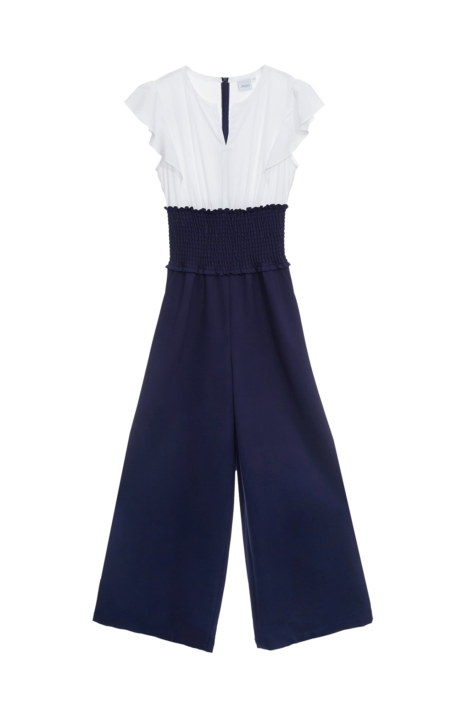 Contrast Colour Elastic Waist JumpsuitContrast Colour Elastic Waist Jumpsuit,Season (SS) Look,co-ord sets,Jumpsuits,Pants