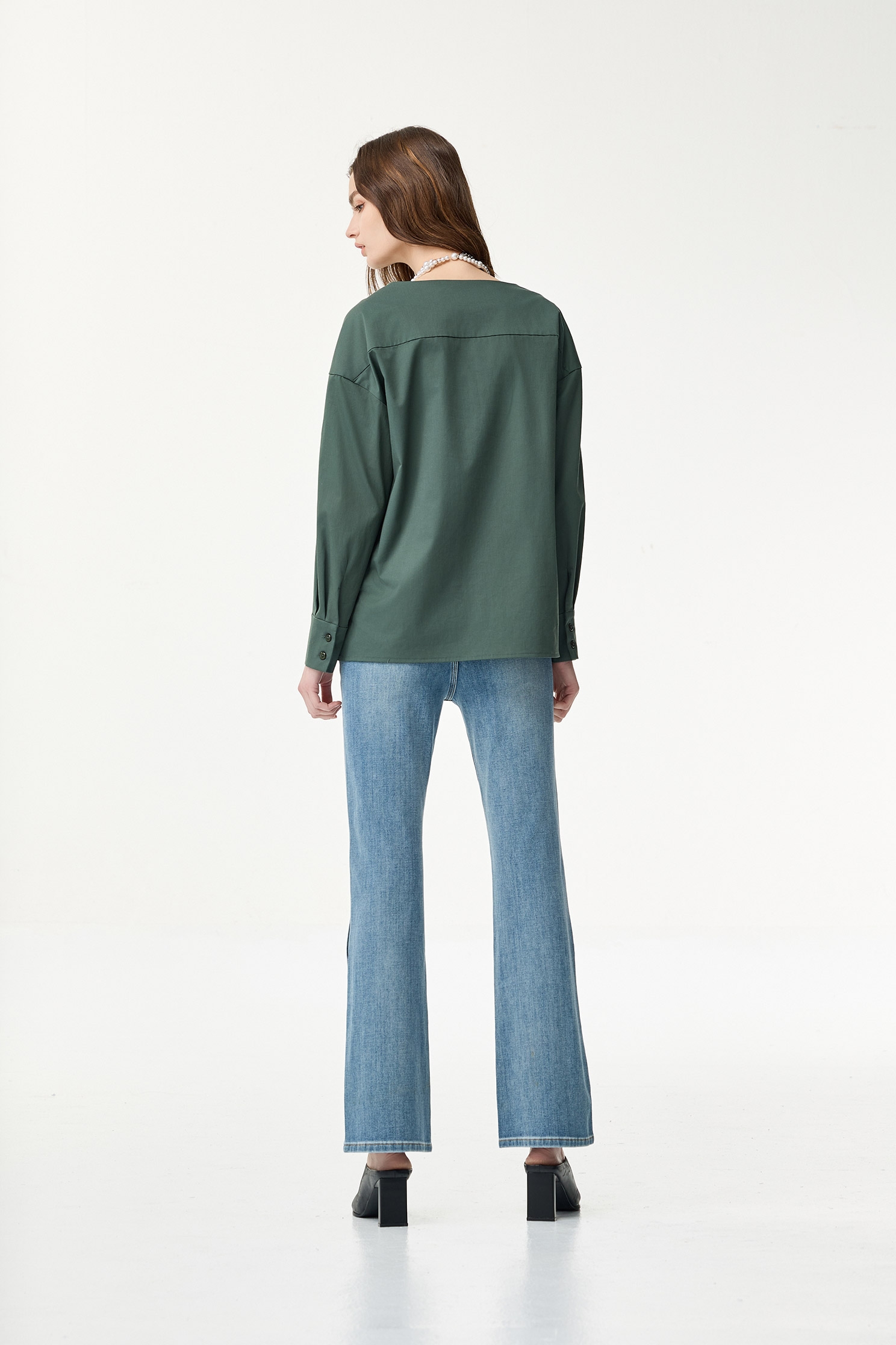 Basic Boot Leg JeansBasic Boot Leg Jeans,Bell-bottoms,Season (SS) Look,Denim,Jeans,Valentine,Bell-bottoms