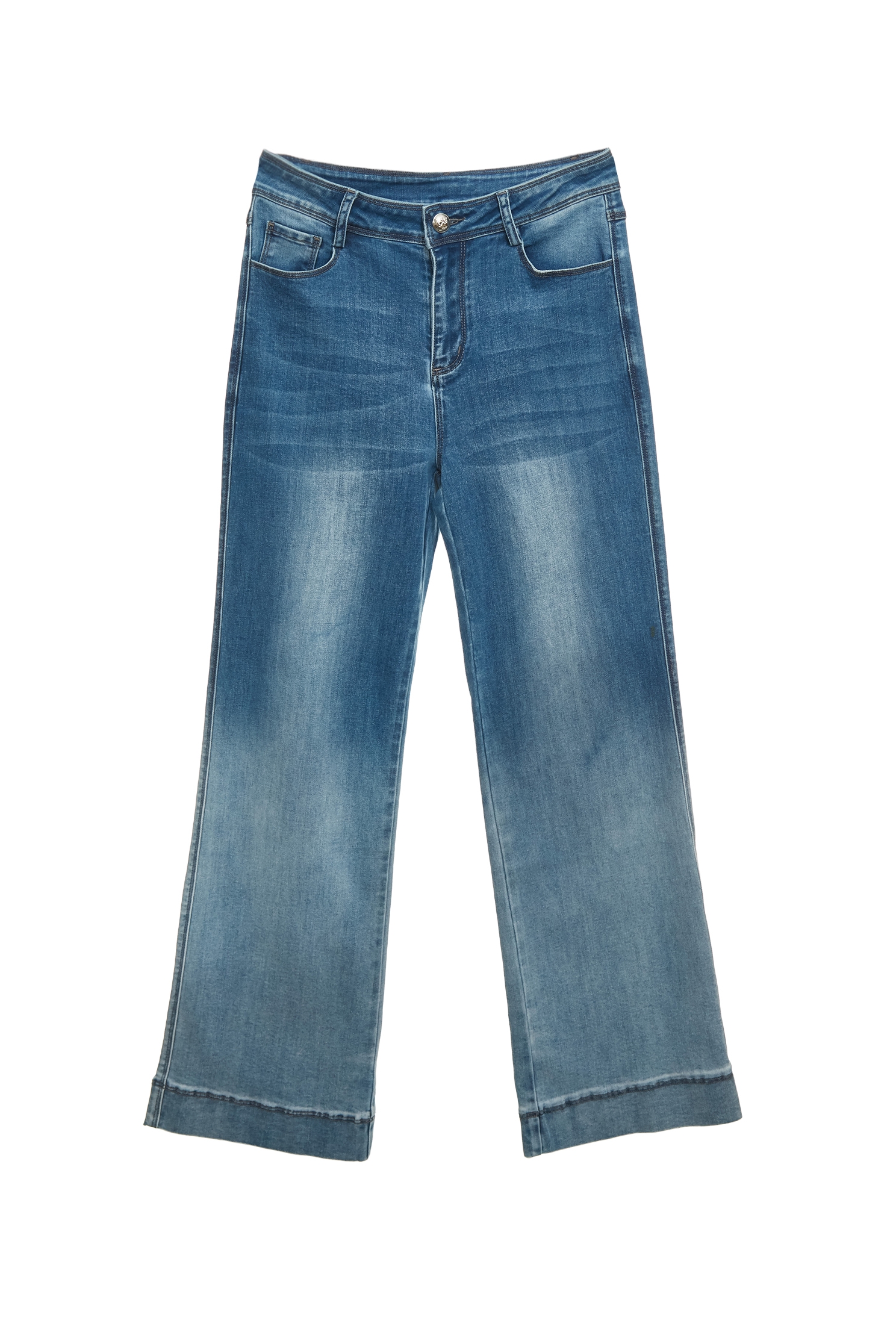 Faded Blue Straight Cut JeansFaded Blue Straight Cut Jeans,Season (SS) Look,Denim,Jeans,Valentine