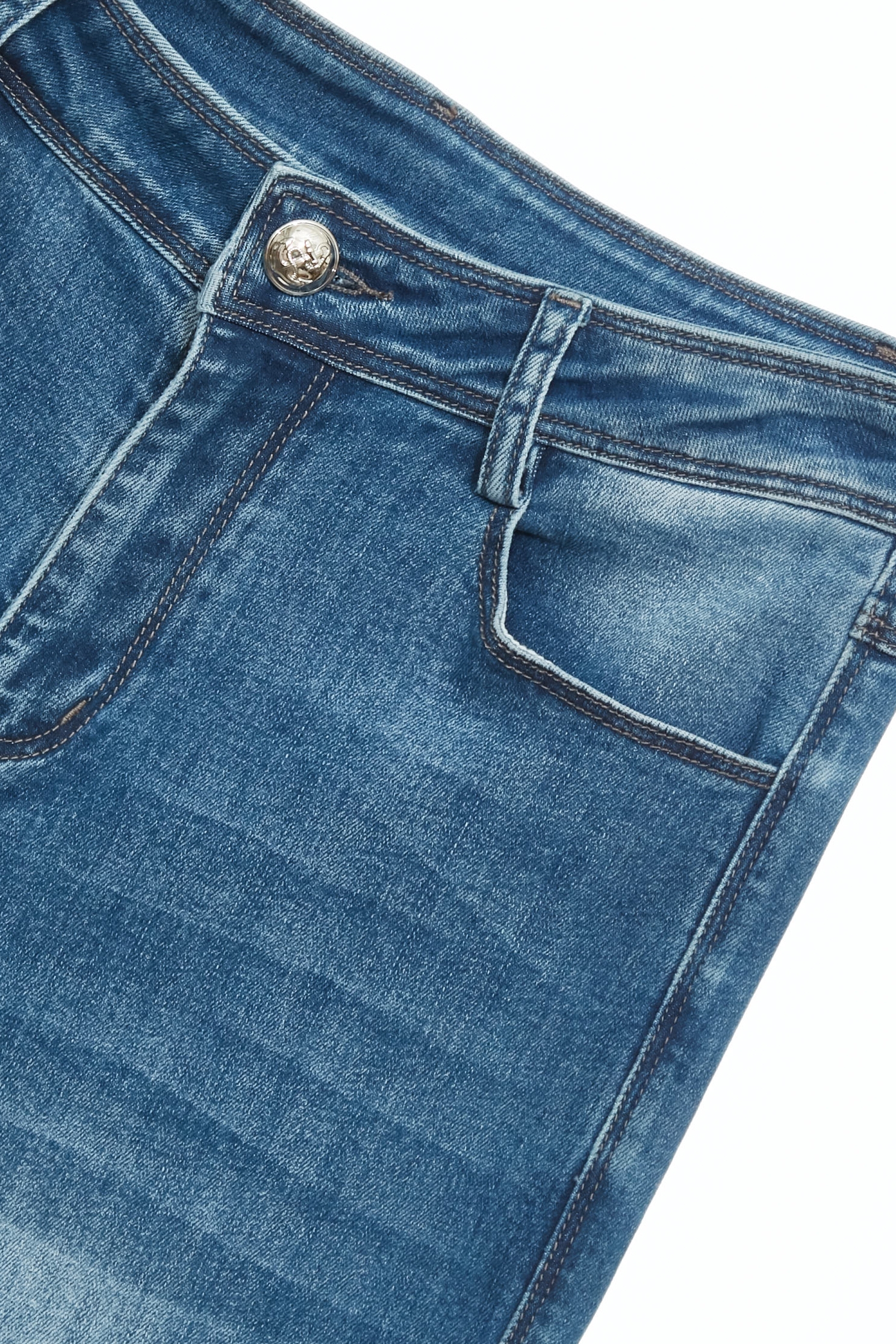 Faded Blue Straight Cut JeansFaded Blue Straight Cut Jeans,Season (SS) Look,Denim,Jeans,Valentine