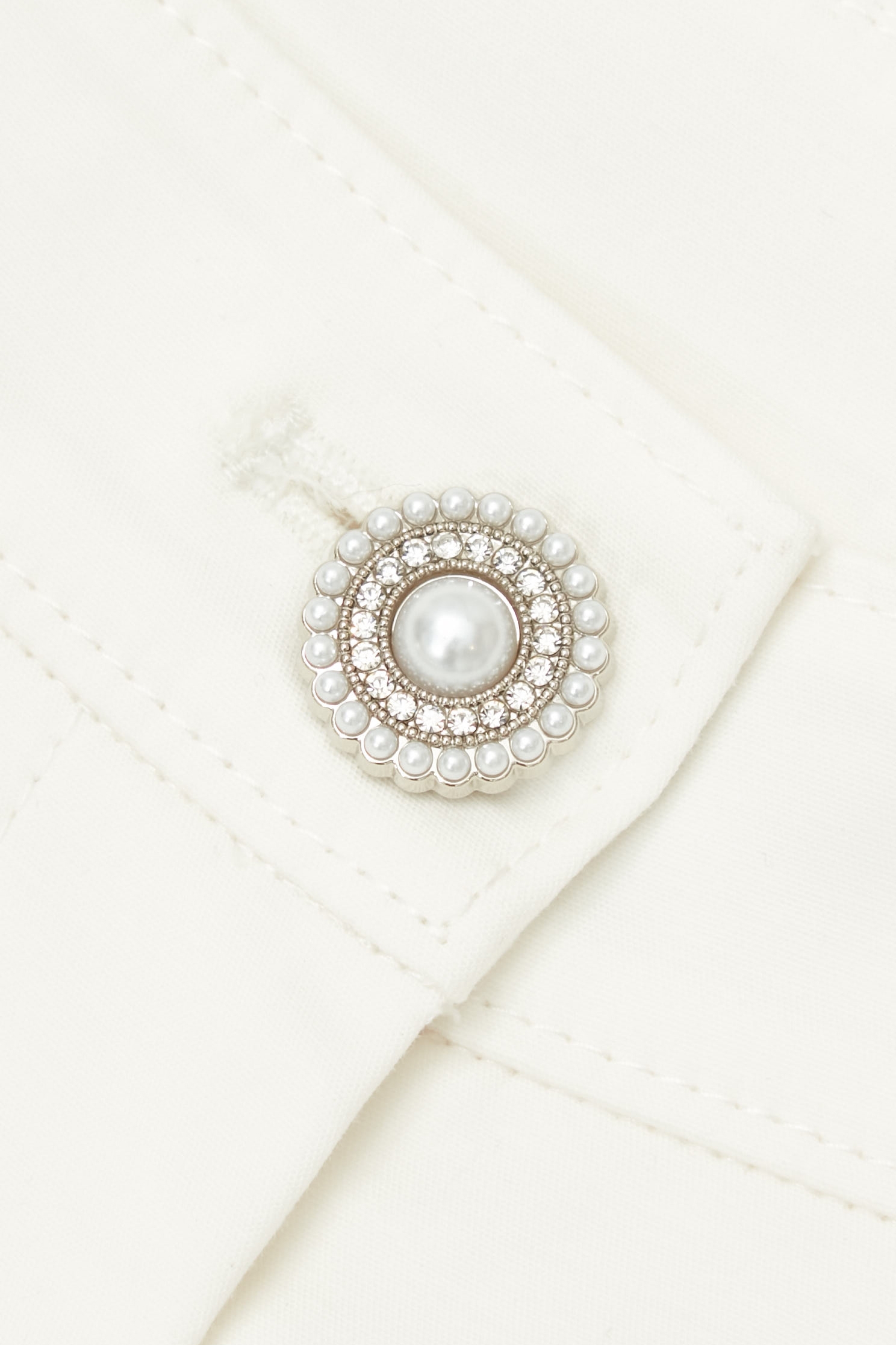 White Boot Leg JeansWhite Boot Leg Jeans,Season (SS) Look,White pants,Skinny pants,Embroidered,pants