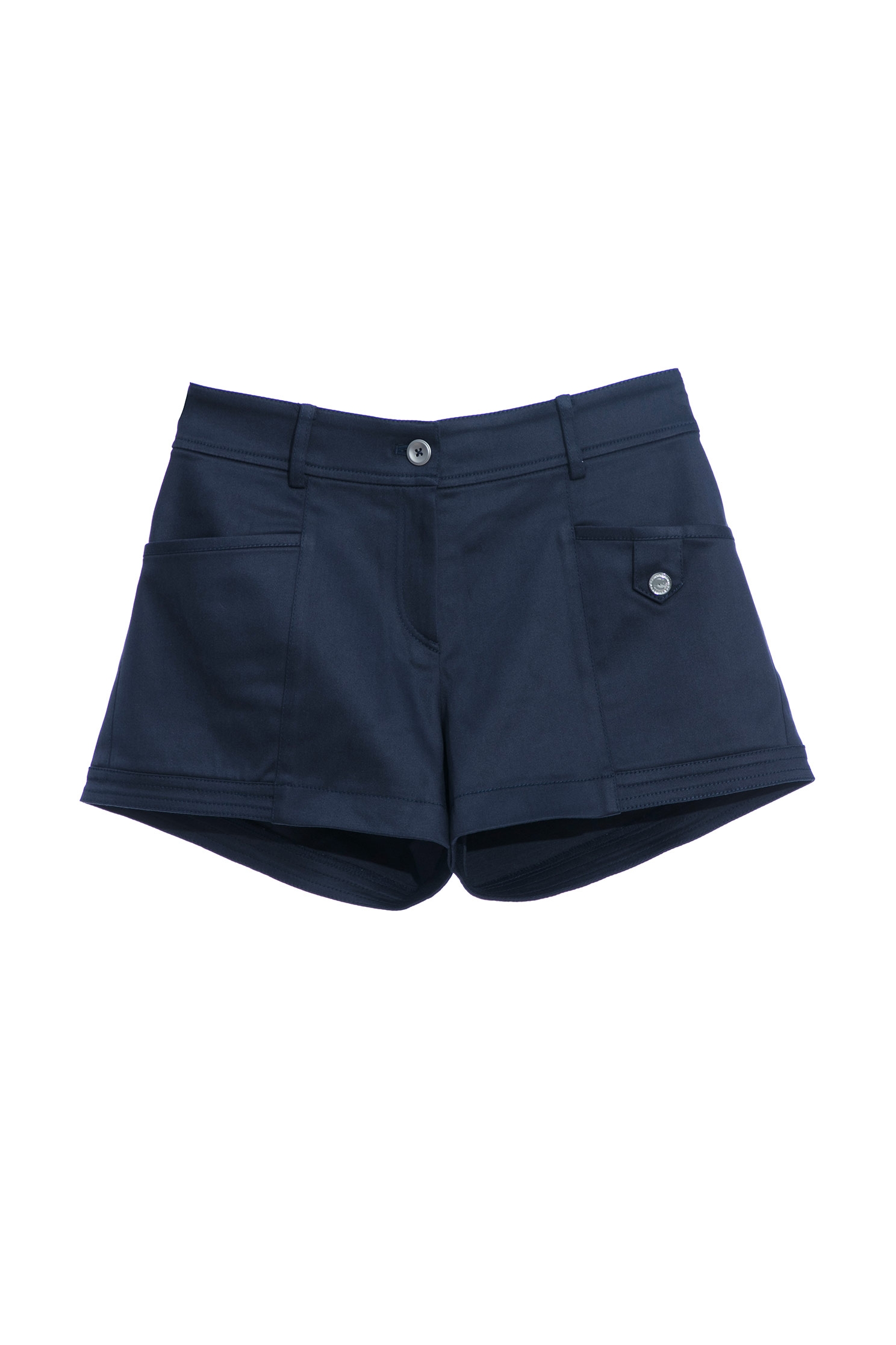 Navy Basic ShortsNavy Basic Shorts,Shorts,Season (AW) Look