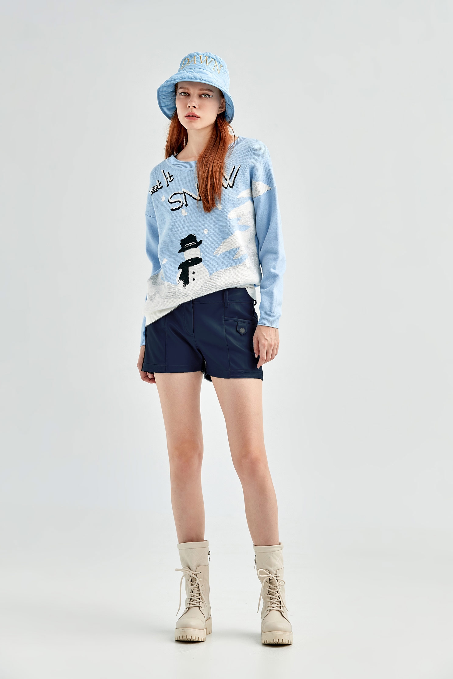 Navy Basic ShortsNavy Basic Shorts,Shorts,Season (AW) Look