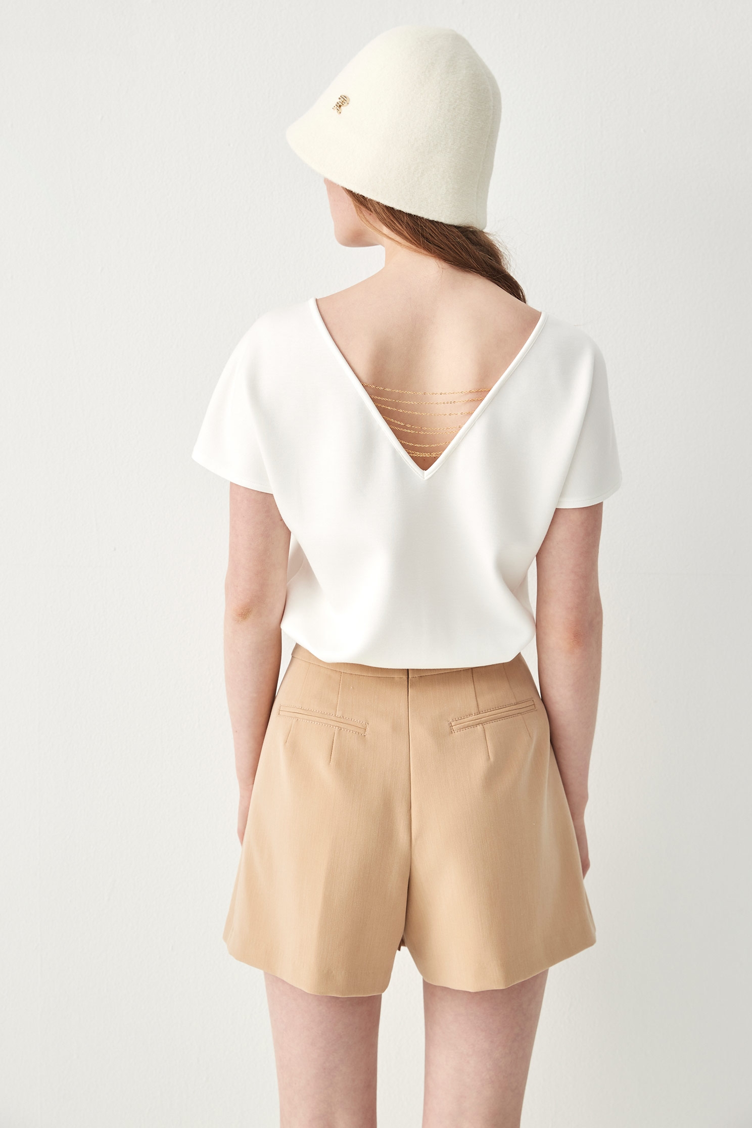 Light Khaki Pleated SkortsLight Khaki Pleated Skorts,Shorts,Season (AW) Look,Skorts