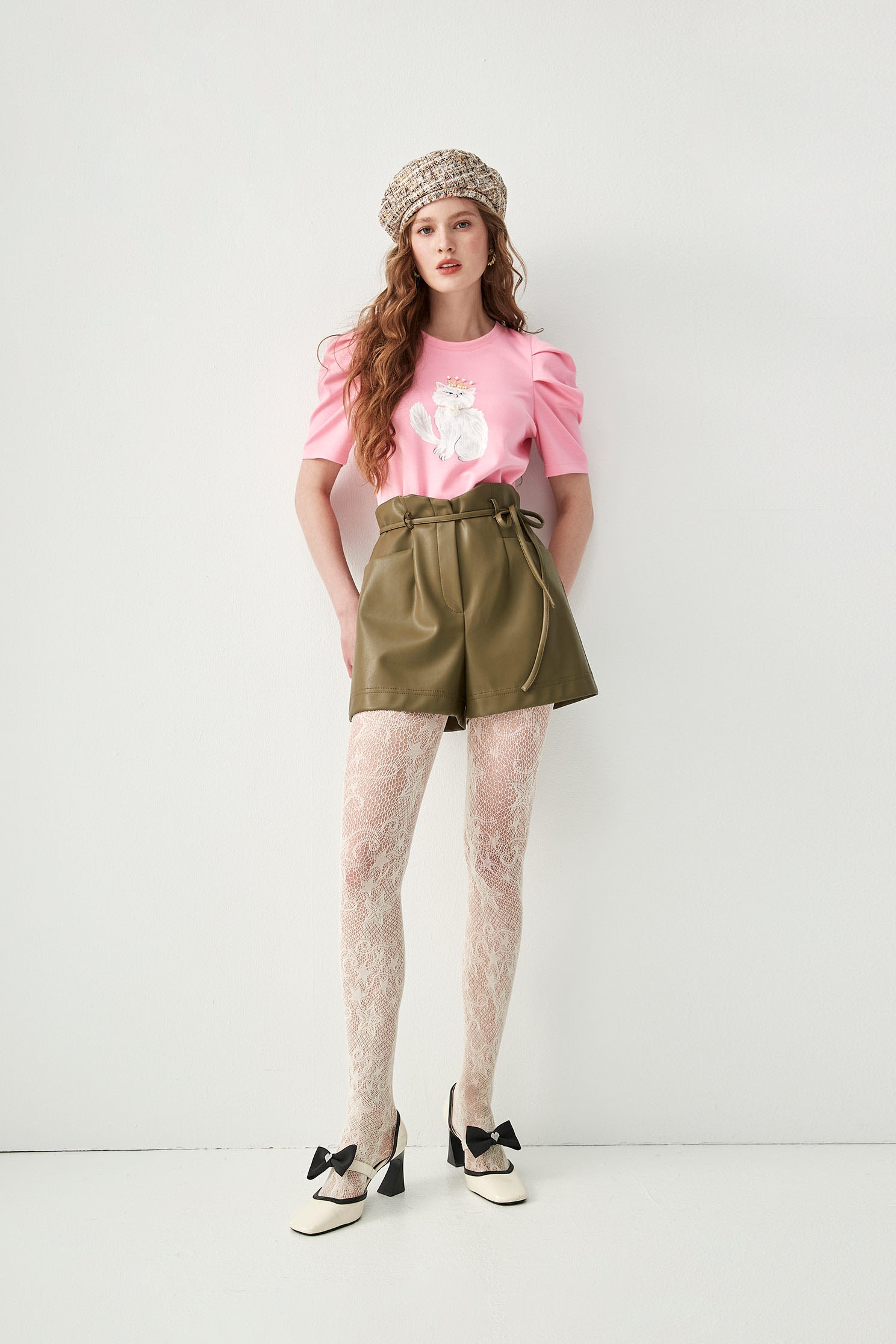 PU Paperbag ShortsPU Paperbag Shorts,Shorts,Season (AW) Look