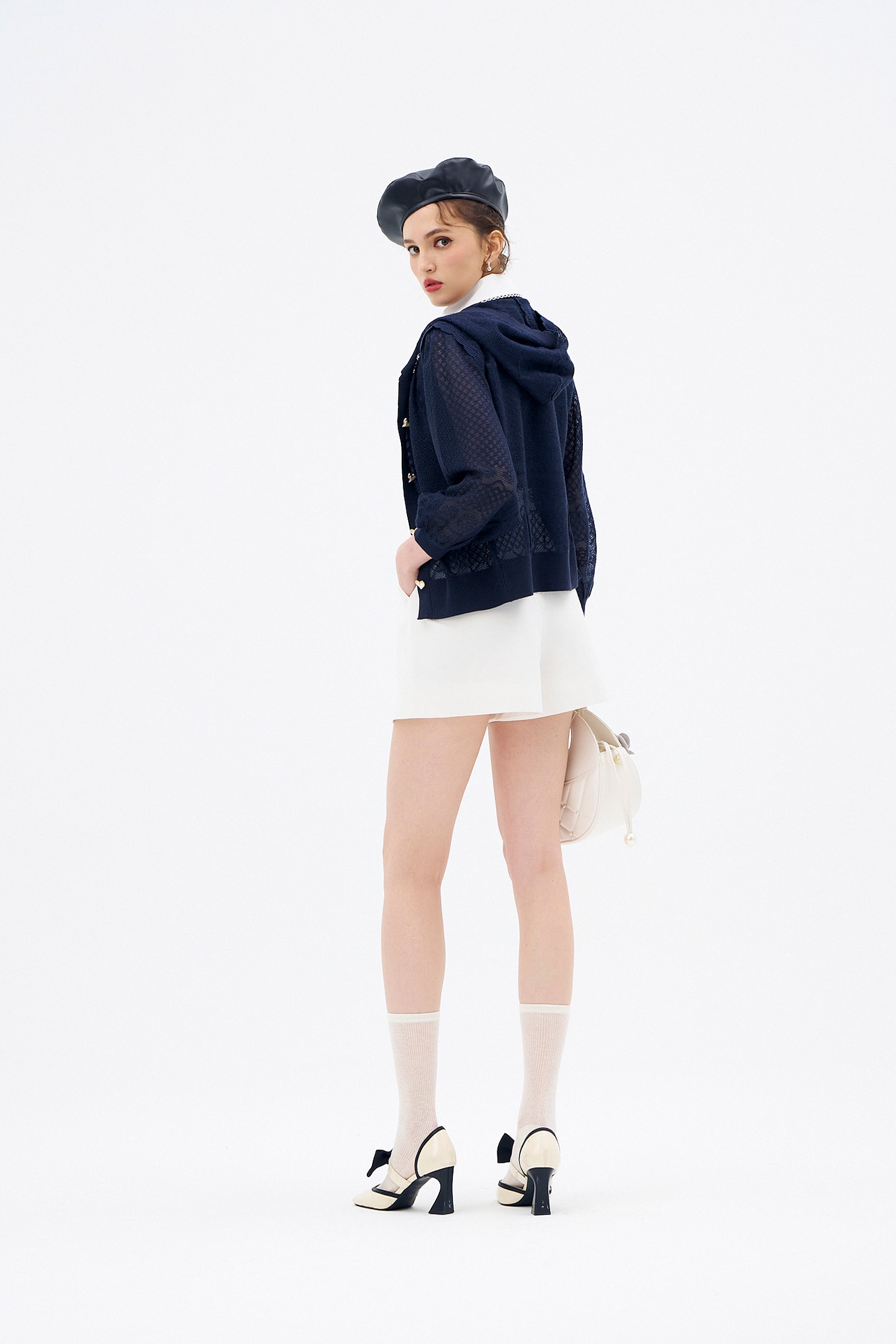 Asymmetric Waistband A-line ShortsAsymmetric Waistband A-line Shorts,Shorts,Season (AW) Look