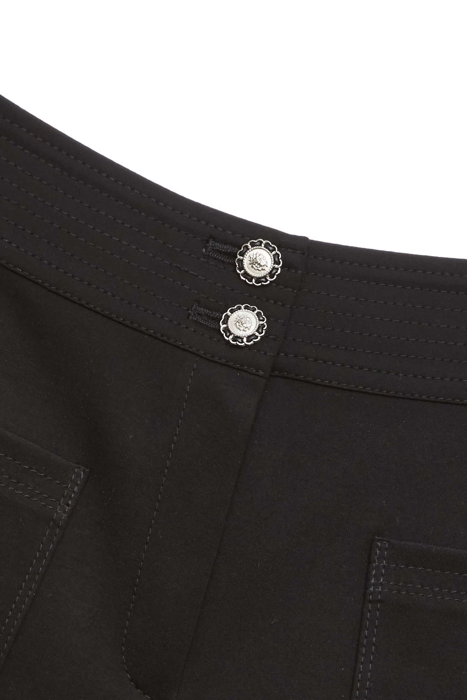 Patch Pocket Black Shorts,Season (SS) Look,Shorts,pants,Black pants