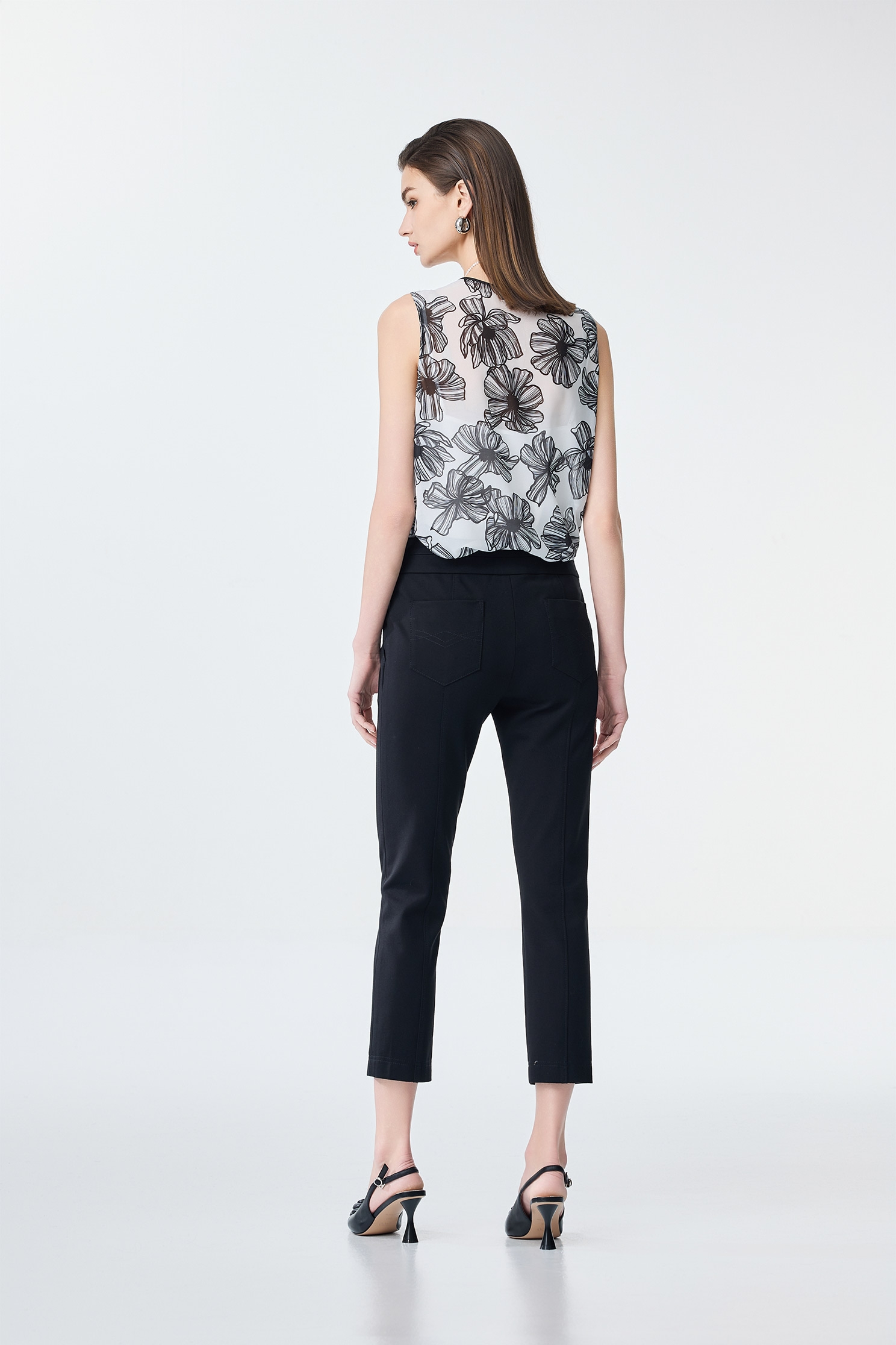 Slim Fit Black Pants,Office Looks,Season (SS) Look,Skinny pants,Skinny pants