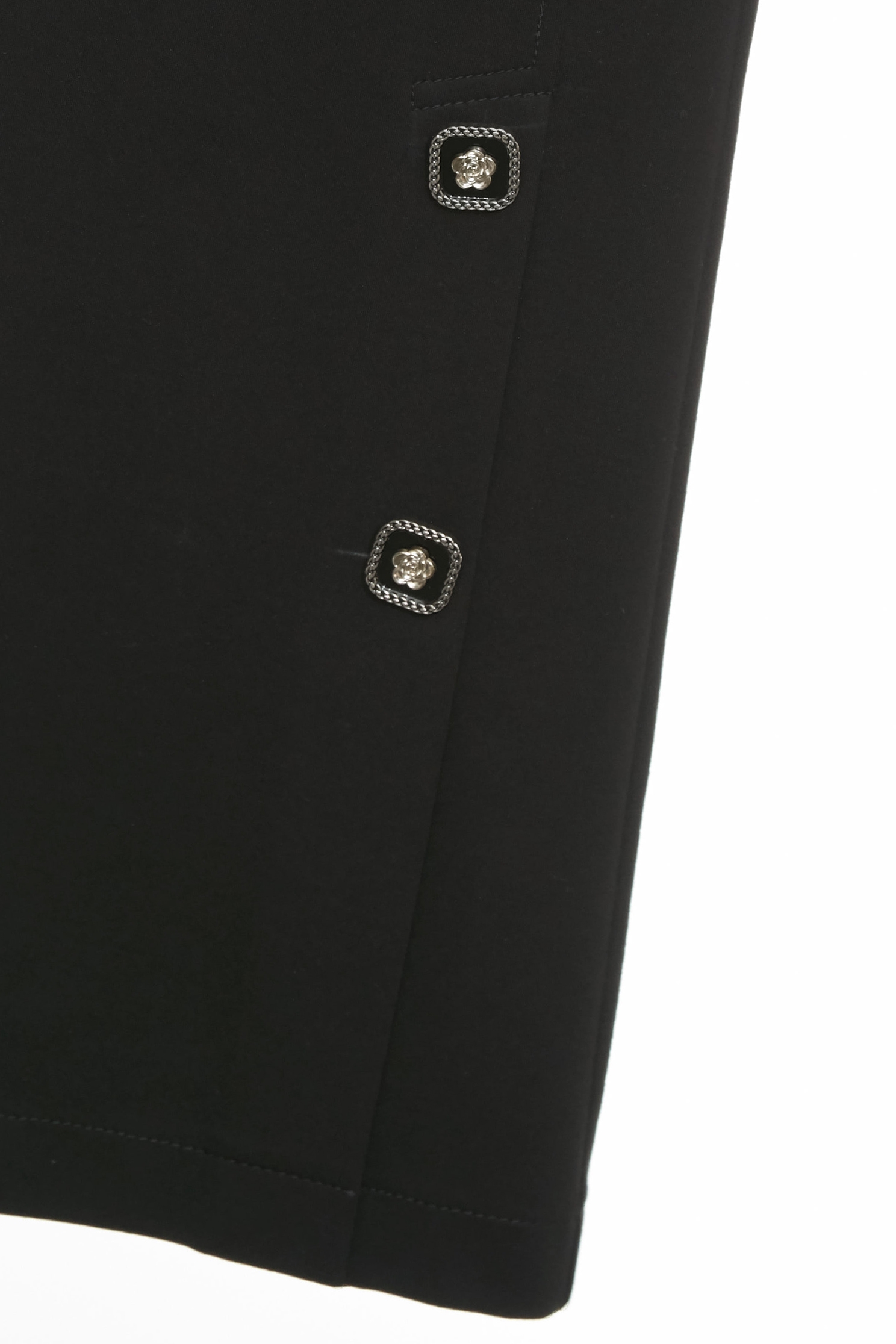 Boot Leg Pants With Button Detail,Office Looks,Culottes,Season (SS) Look,Culottes