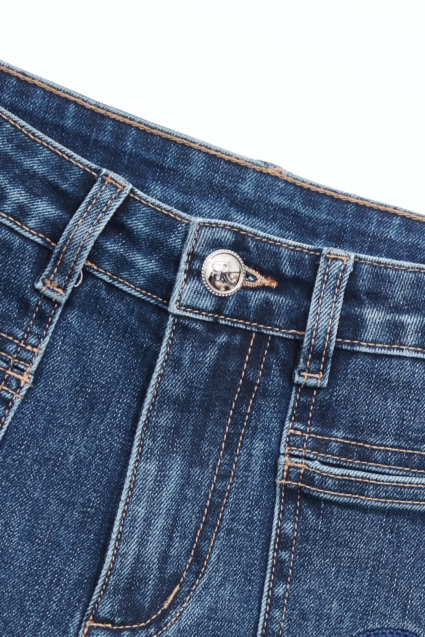 R Logo Denim ShortsR Logo Denim Shorts,Season (SS) Look,Denim,Jeans,pants