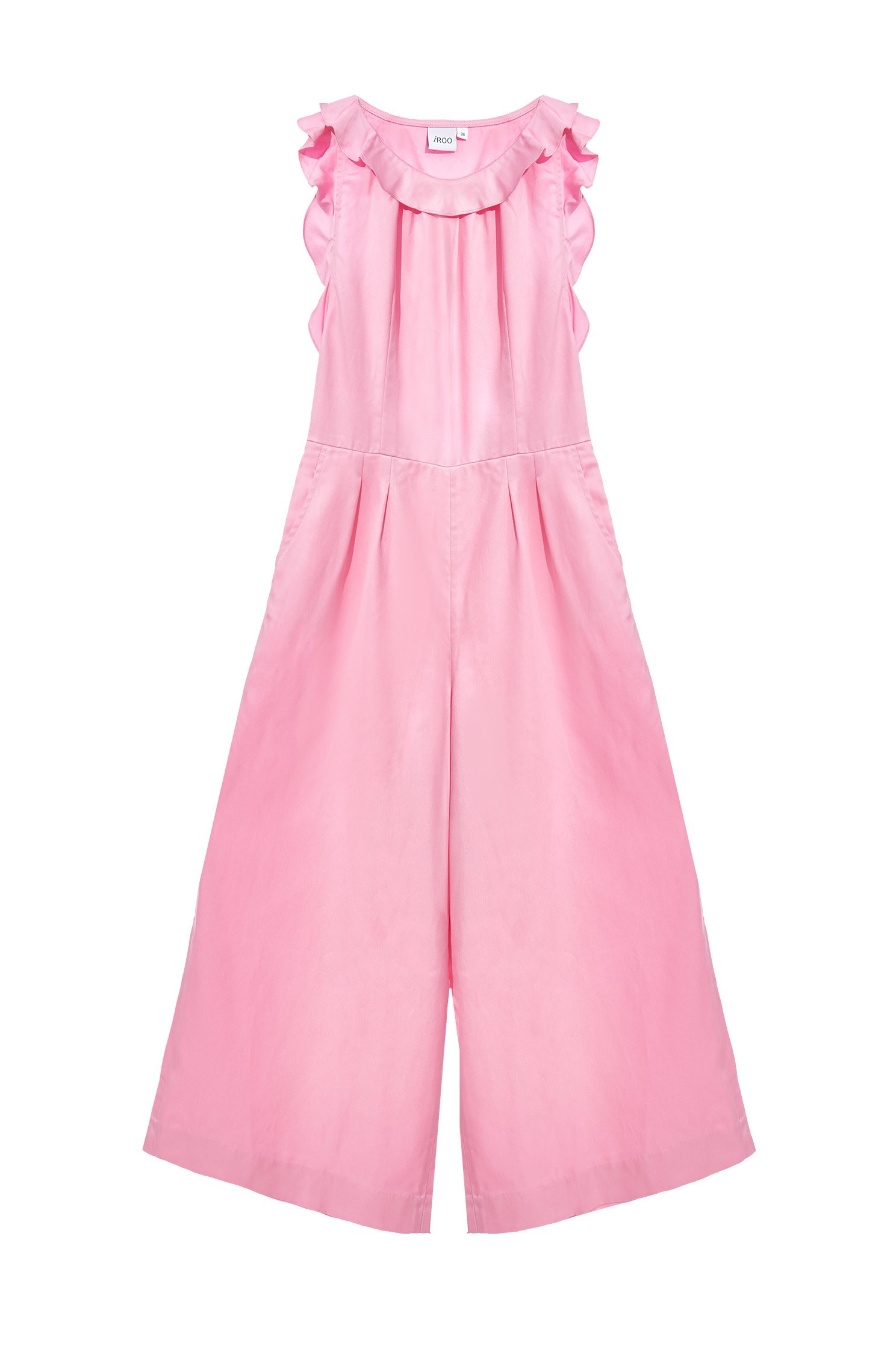 Pink Ruffle Detail JumpsuitPretty ruffle jumpsuit,Season (SS) Look,Jumpsuits