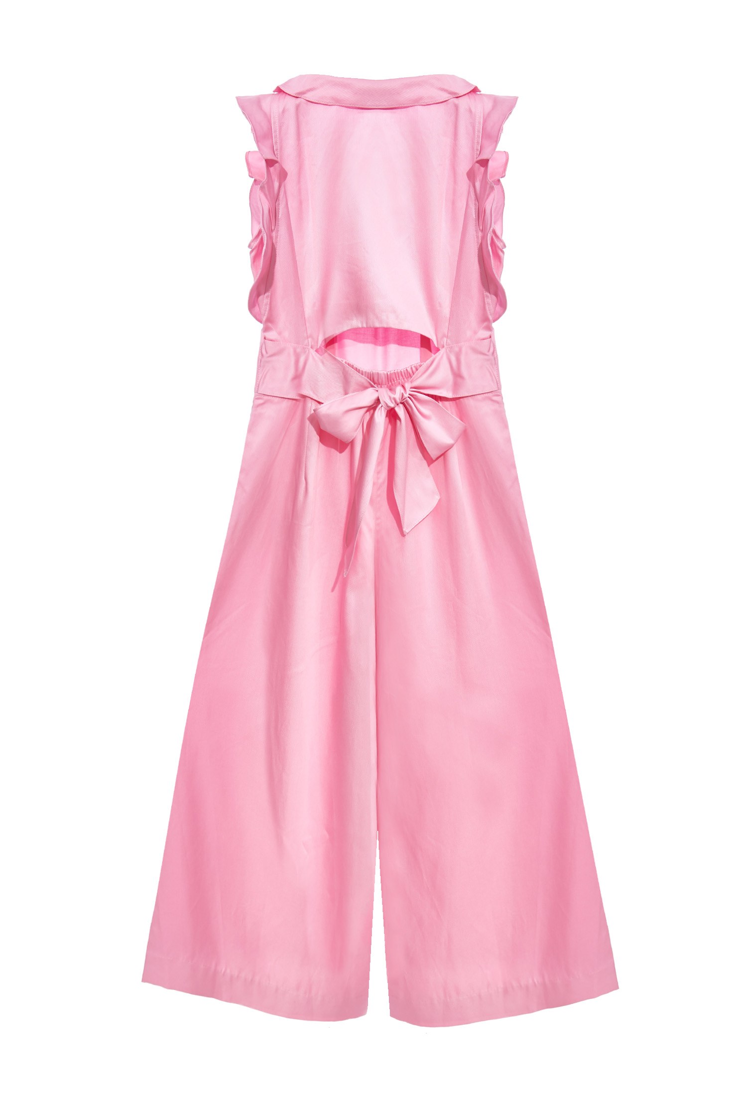 Pink Ruffle Detail JumpsuitPretty ruffle jumpsuit,Season (SS) Look,Jumpsuits