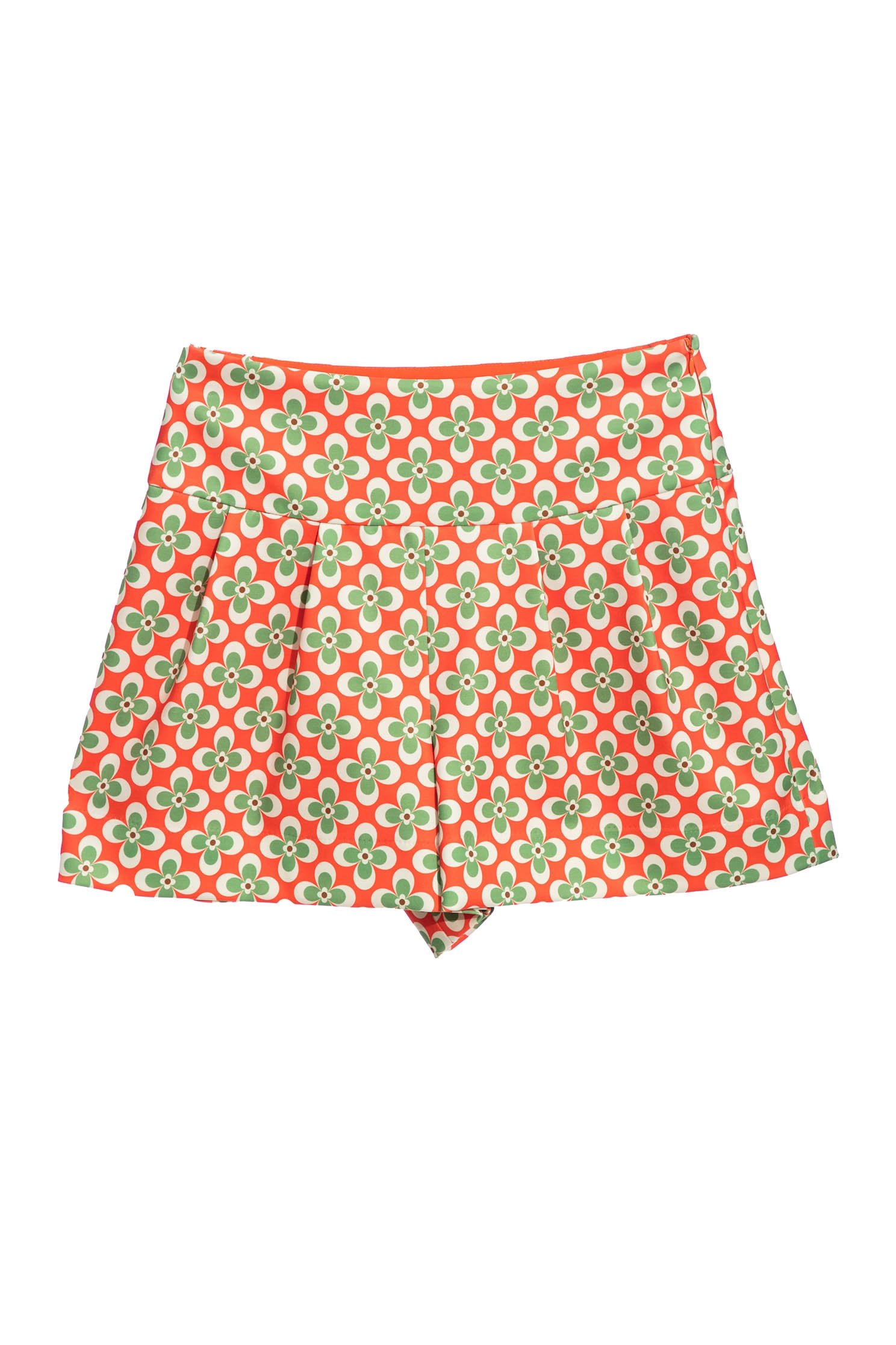 Floral Print Casual ShortsFloral Print Casual Shorts,Season (SS) Look,Shorts,Skorts