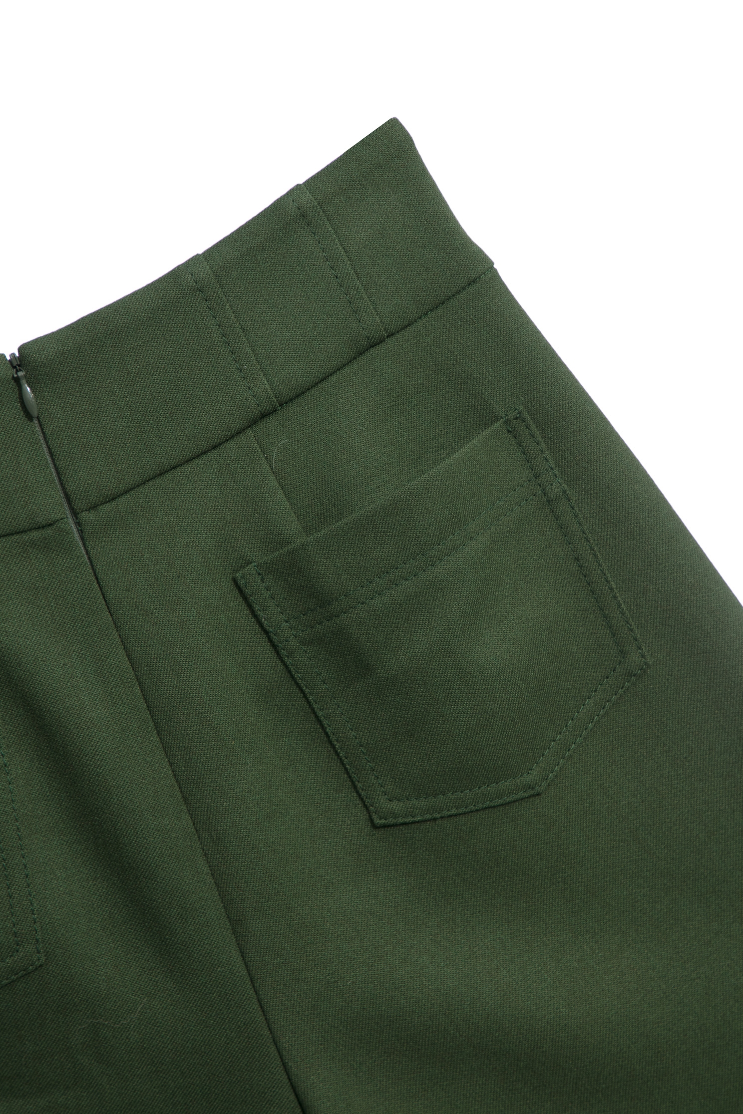 Basic Green Wide Leg PantsBasic Green Wide Leg Pants,Culottes,Season (AW) Look,Culottes,Pants