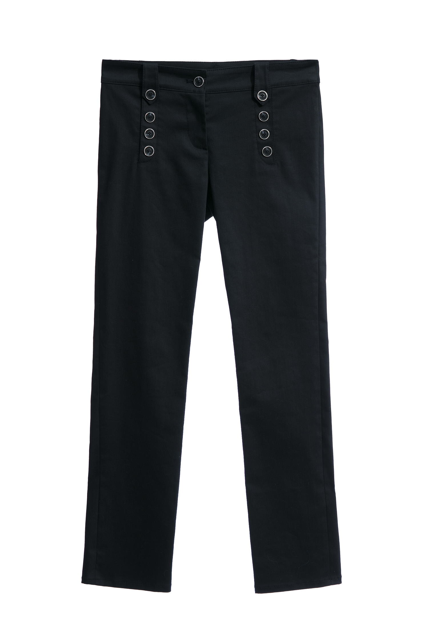 Slim Fit Front Panel  Button PantsSlim Fit Front Panel  Button Pants,Season (AW) Look,Skinny pants,Skinny pants,Pants