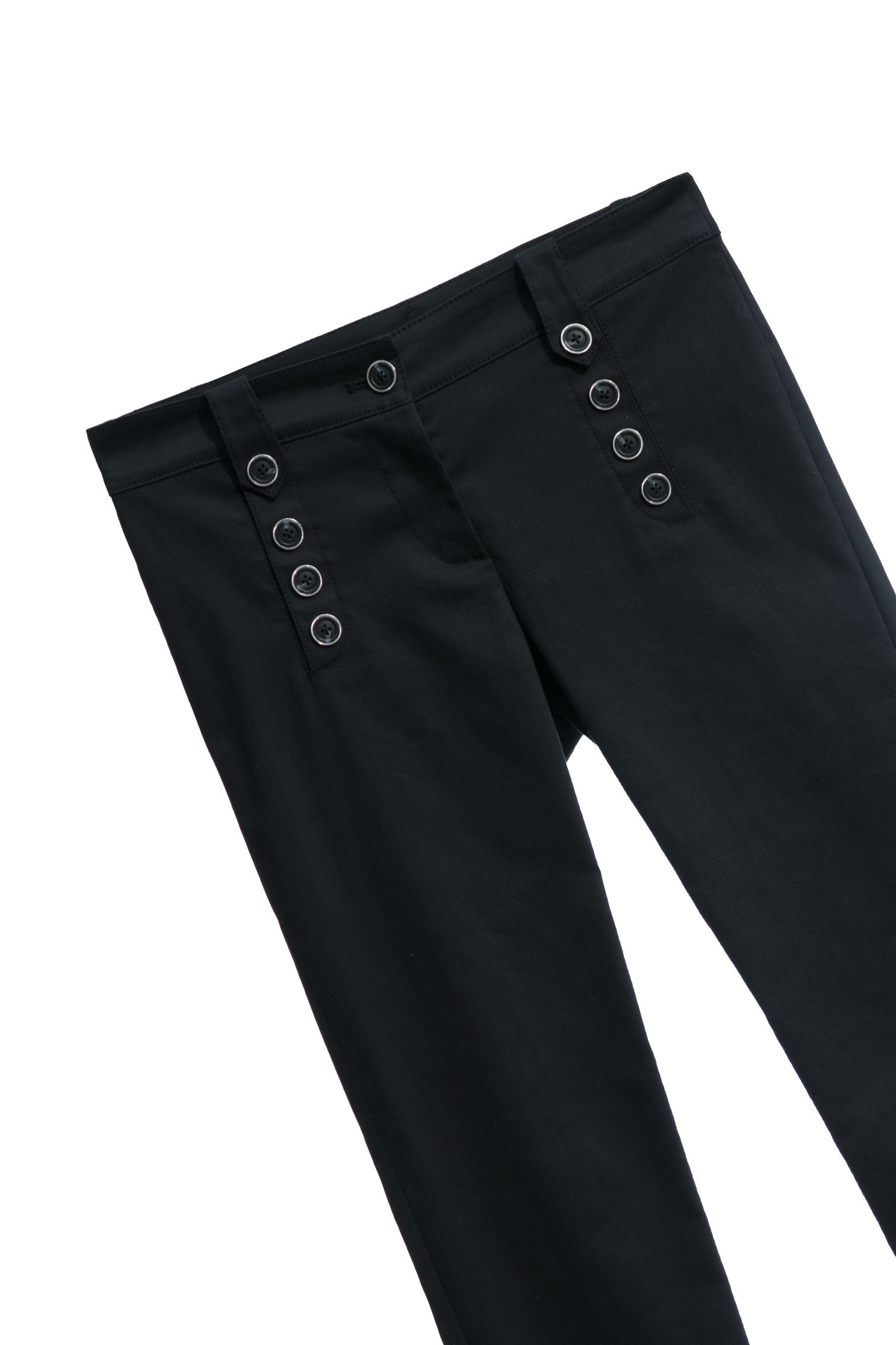 Slim Fit Front Panel  Button PantsSlim Fit Front Panel  Button Pants,Season (AW) Look,Skinny pants,Skinny pants,Pants