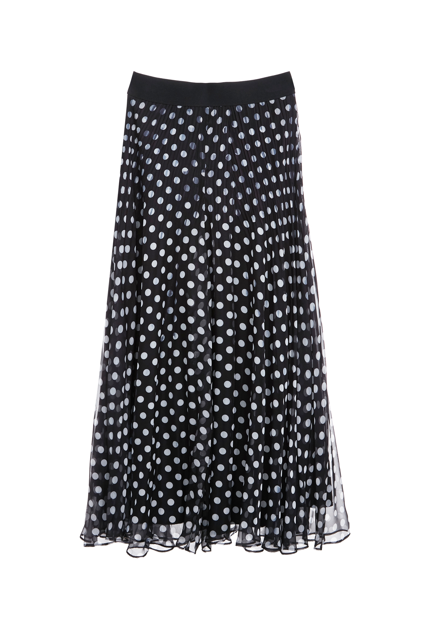 Polka Dot Chiffon Palazzo PantsPolka Dot Chiffon Palazzo Pants,Culottes,Season (SS) Look,dotcollection,Culottes,upperclass,Chiffon