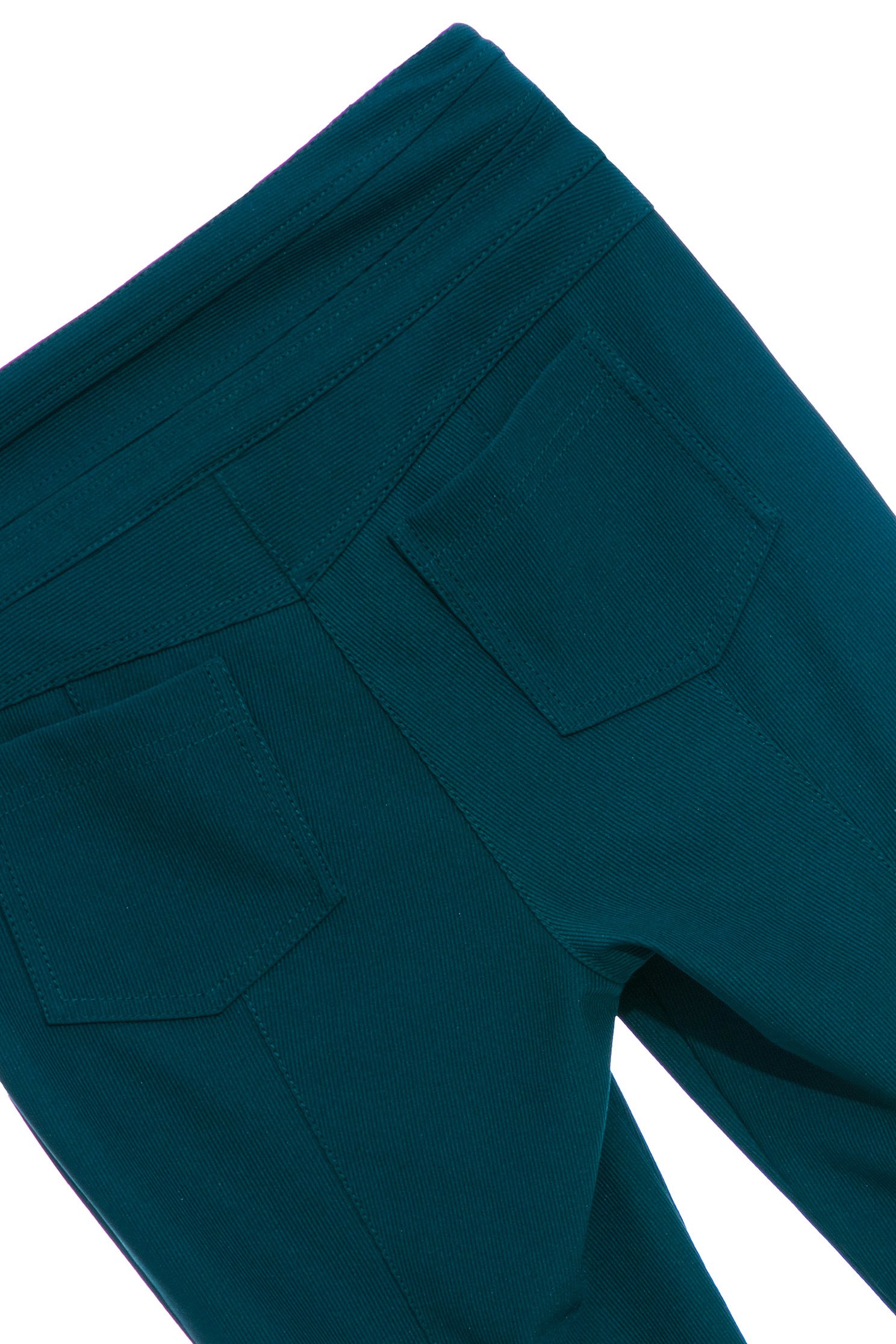 Dark Teal Green Boot Leg PantsCopper-green flared trousers,Bell-bottoms,Season (SS) Look,Stripe,Bell-bottoms,Tailored pants,Pants