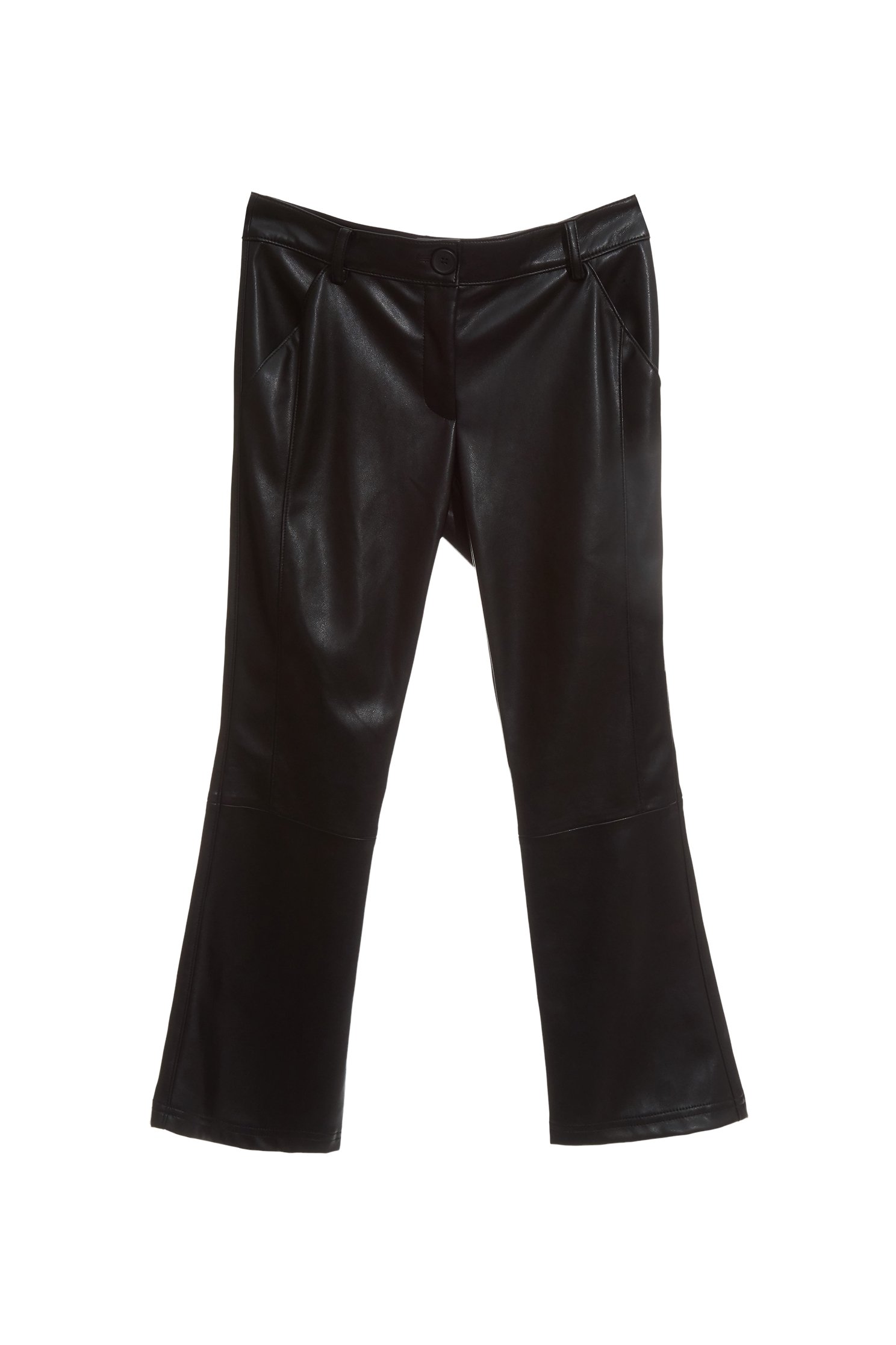 PU Boot Leg PantsPU Boot Leg Pants,Bell-bottoms,Culottes,Leather,Season (AW) Look,Bell-bottoms