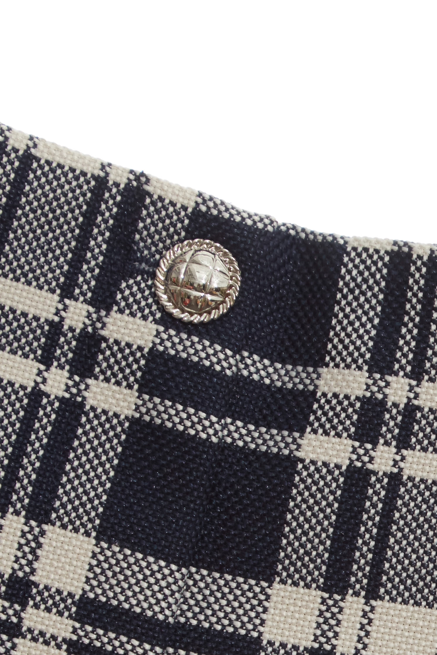 Checkered Patch Pockets ShortsCheckered Patch Pockets Shorts,Plaid,Shorts,Season (AW) Look