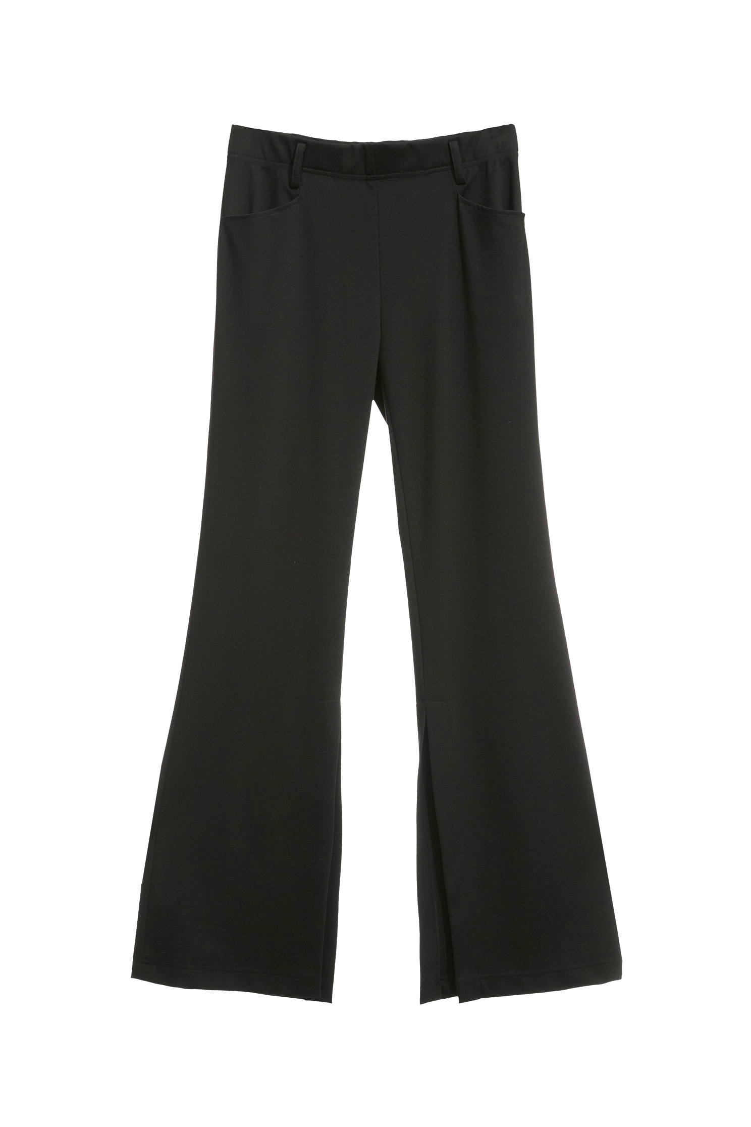 Boot Leg Pants With Inner Slit DetailBoot Leg Pants With Inner Slit Detail,Bell-bottoms,Culottes,Season (AW) Look,Bell-bottoms,Pants