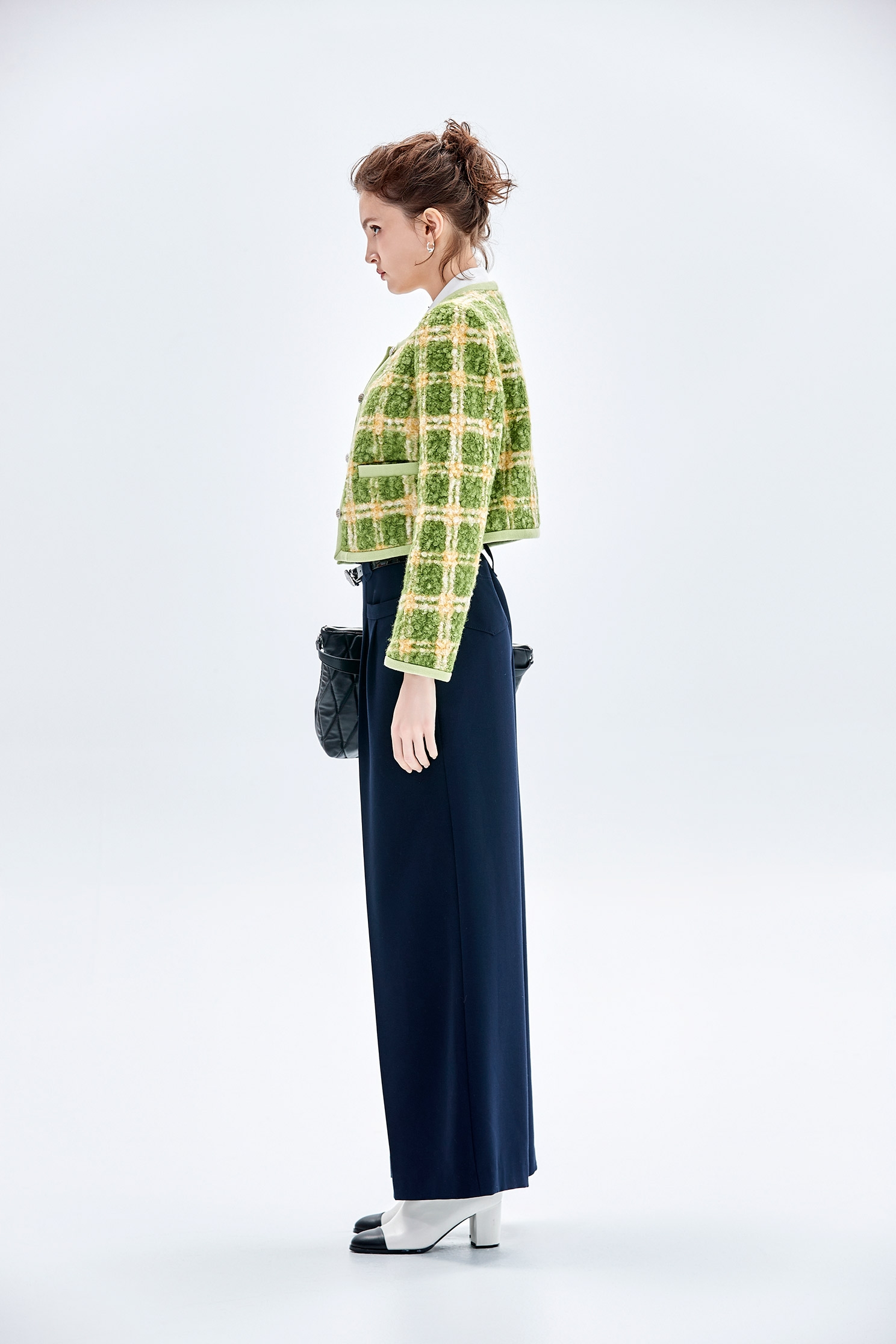 Basic Navy Wide Leg PantsBasic Navy Wide Leg Pants,Culottes,Season (AW) Look,Culottes,Pants