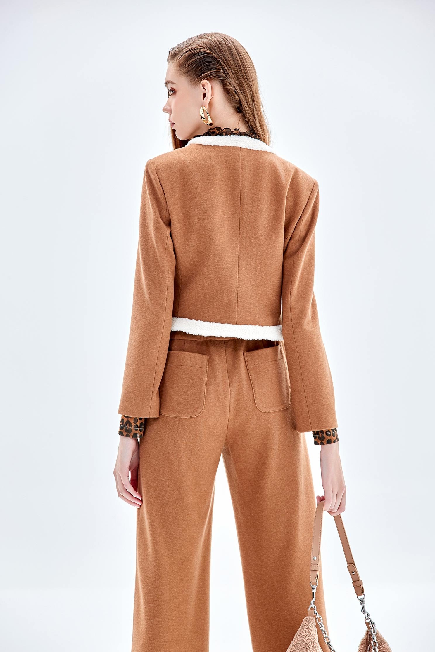 Brown Wide Leg PantsBrown Wide Leg Pants,Culottes,Season (AW) Look,Culottes,Pants