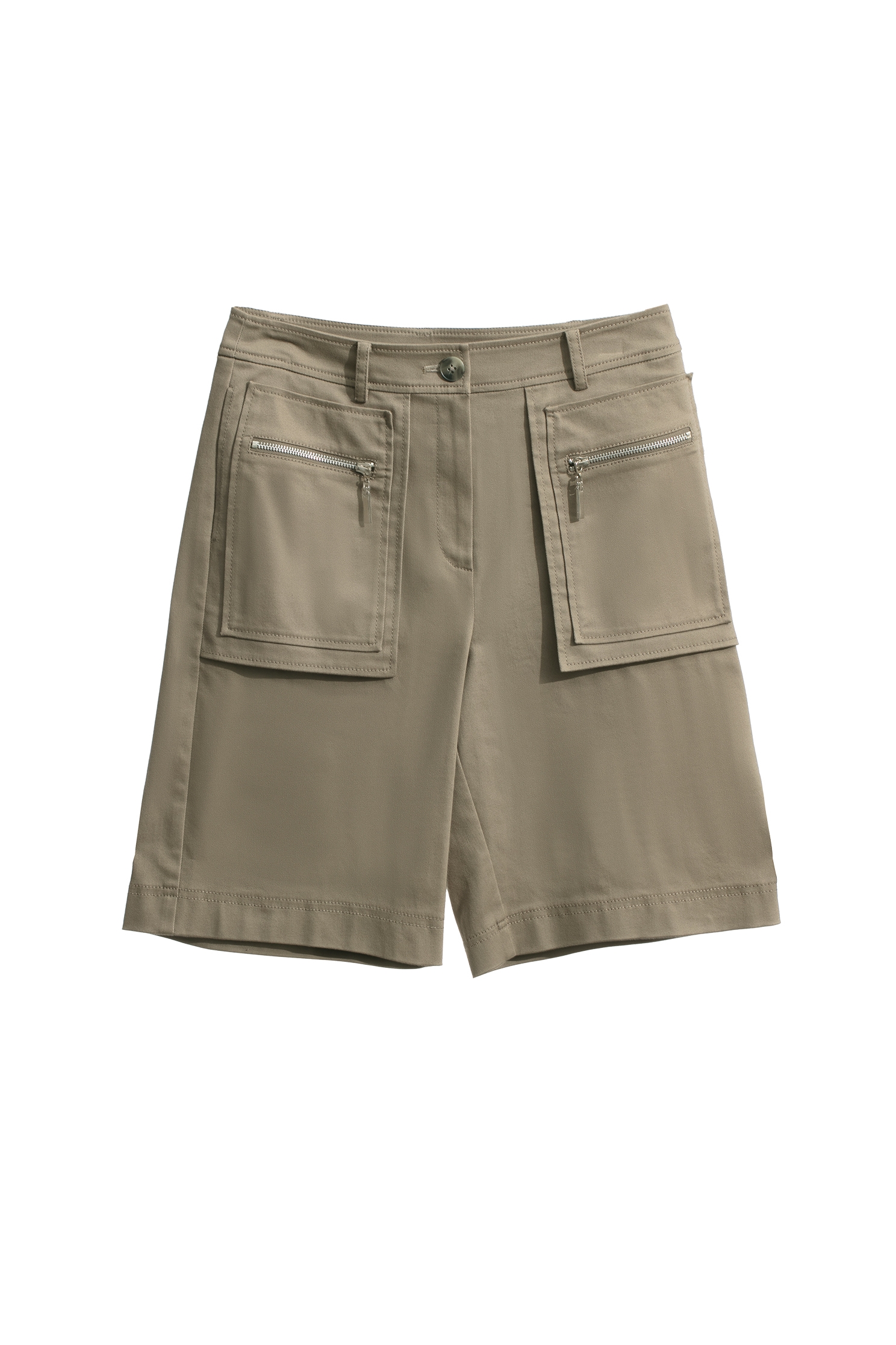 Front Patch Pockets BermudasFront Patch Pockets Bermudas,Shorts,Season (AW) Look