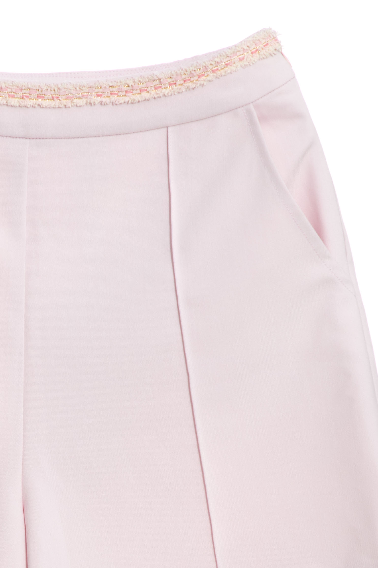 Basic High Waist Pink ShortsShorts with tassel trim,Season (SS) Look,Shorts