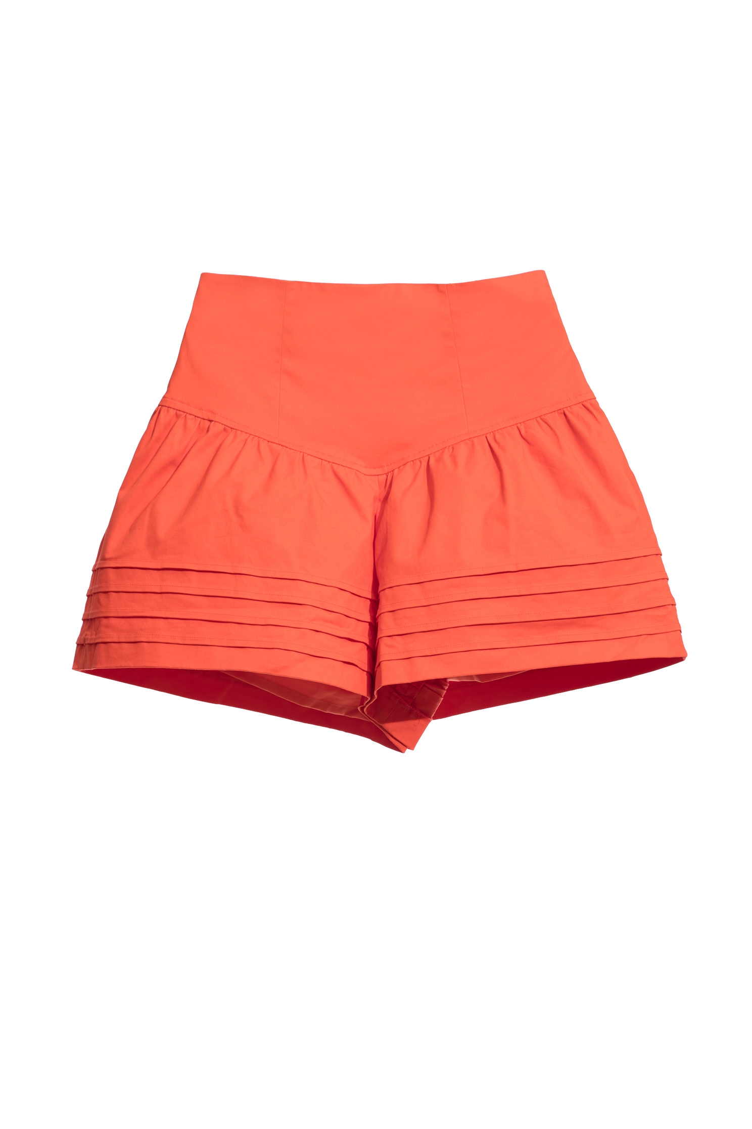 High Waist Wide Yoke ShortsPuffball skort,bestselling,Season (SS) Look,Shorts,Skorts