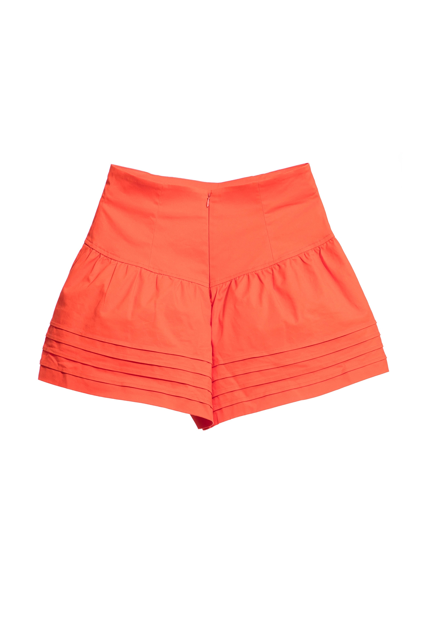 High Waist Wide Yoke ShortsPuffball skort,bestselling,Season (SS) Look,Shorts,Skorts