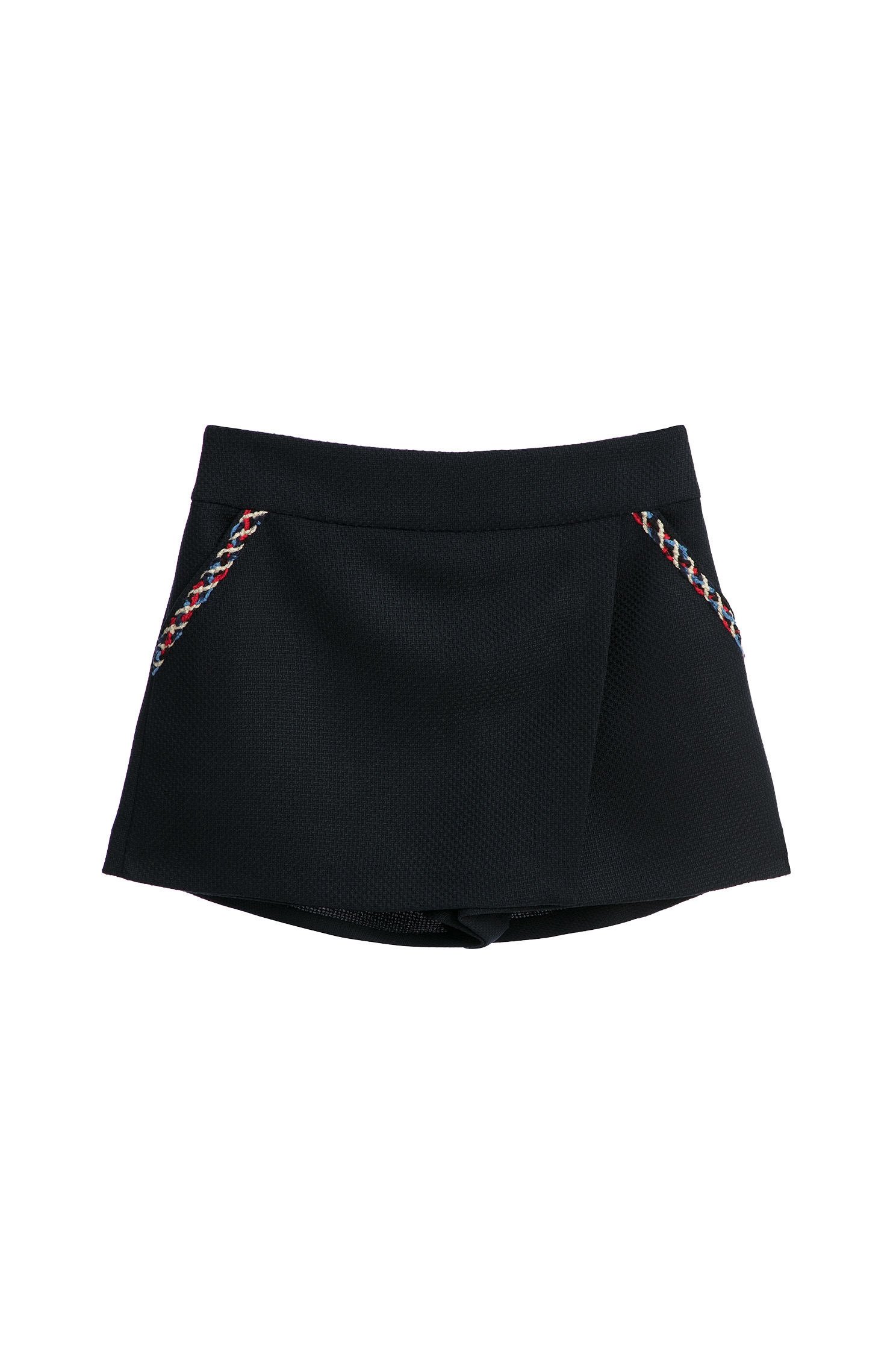 Navy Skorts With Contrast Trim DetailNavy Skorts With Contrast Trim Detail,Season (SS) Look,Shorts,Skorts