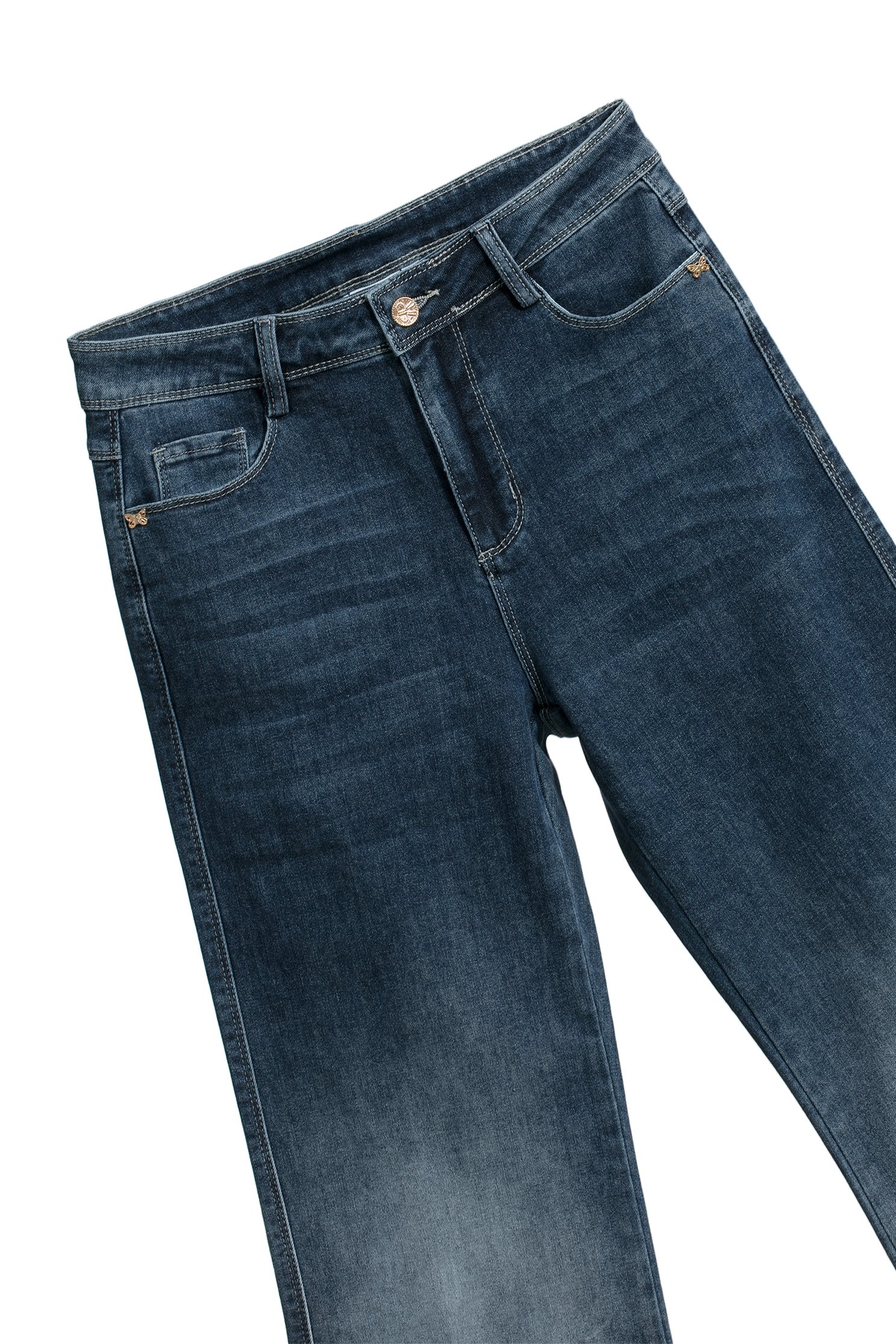 Two Tone Wide Leg JeansTwo Tone Wide Leg Jeans,Season (SS) Look,Denim,Jeans,Wide-leg jeans