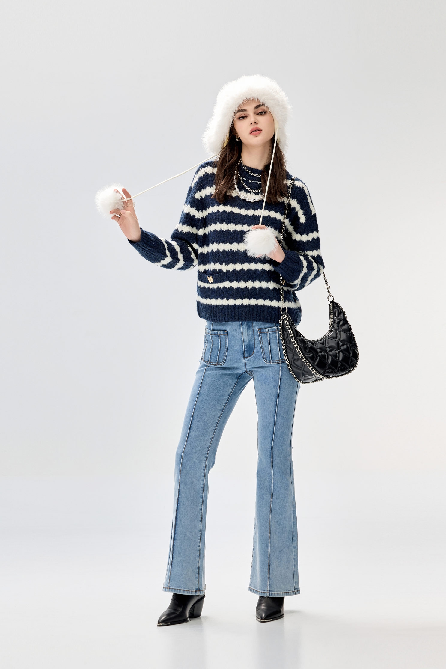 Wide Leg Basic JeansWide Leg Basic Jeans,Culottes,Denim,Denim pants,Season (AW) Look,Wide-leg jeans,Pants