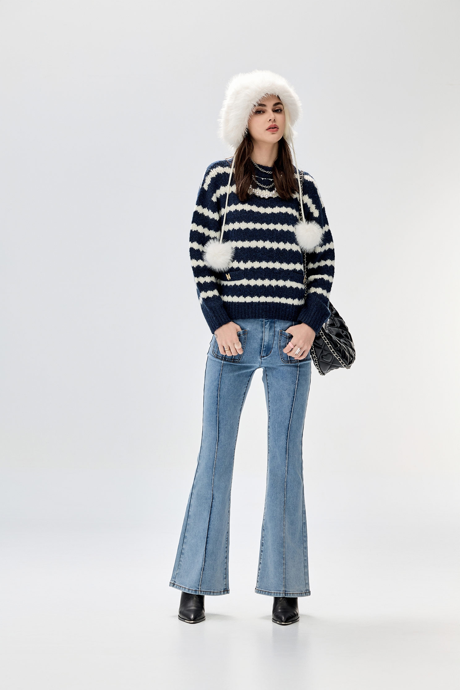 Wide Leg Basic JeansWide Leg Basic Jeans,Culottes,Denim,Denim pants,Season (AW) Look,Wide-leg jeans,Pants