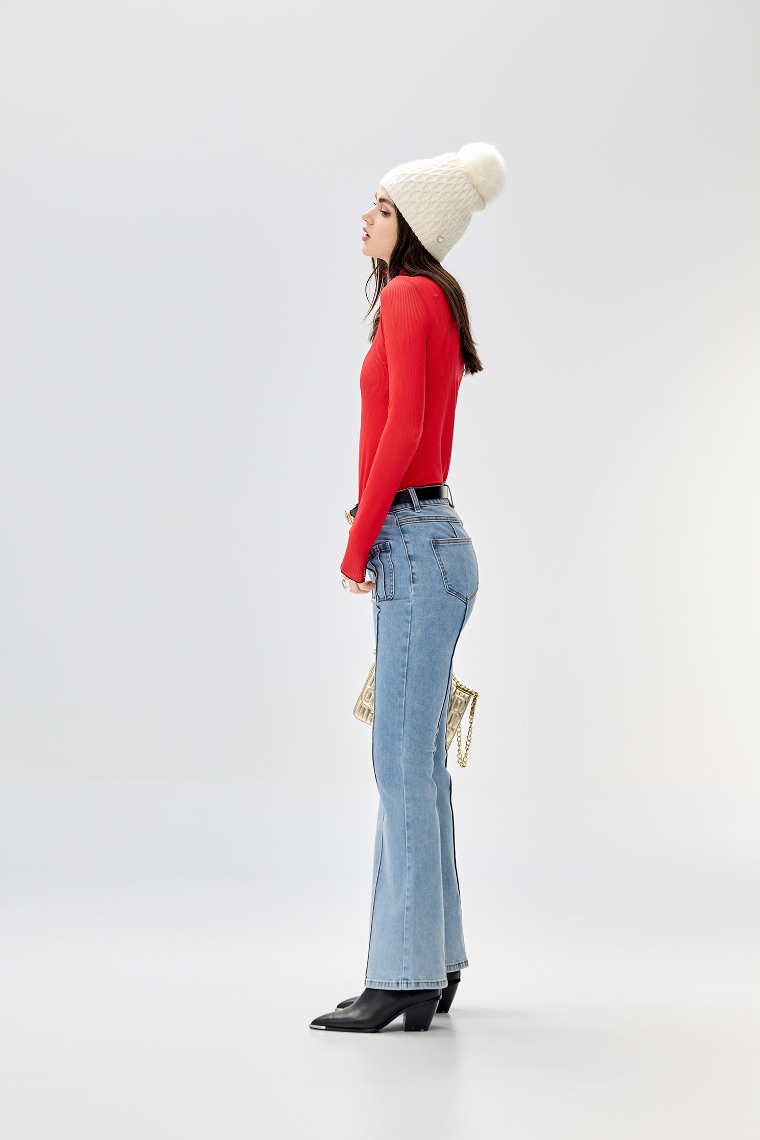 Wide Leg Basic JeansWide Leg Basic Jeans,Culottes,Denim,Denim pants,Season (AW) Look,Wide-leg jeans,Pants