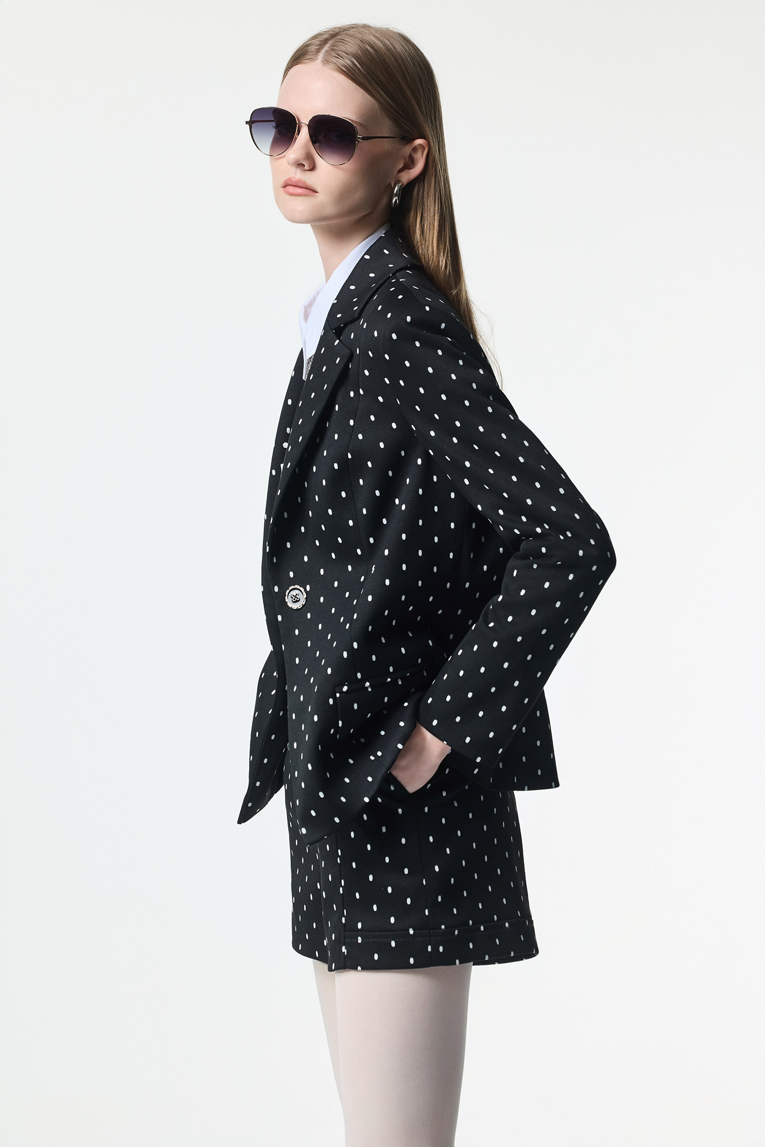 Classic Polka Dot ShortsClassic Polka Dot Shorts,Office Looks,dotcollection,Shorts,Season (AW) Look