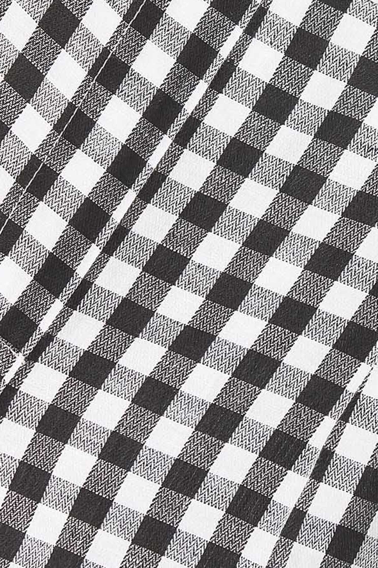 Checkered Shorts With Fold-Up CuffsShorts with small checked print,Office Looks,Season (SS) Look,Plaid,Shorts,Back To Classic,upperclass,Back To B/W