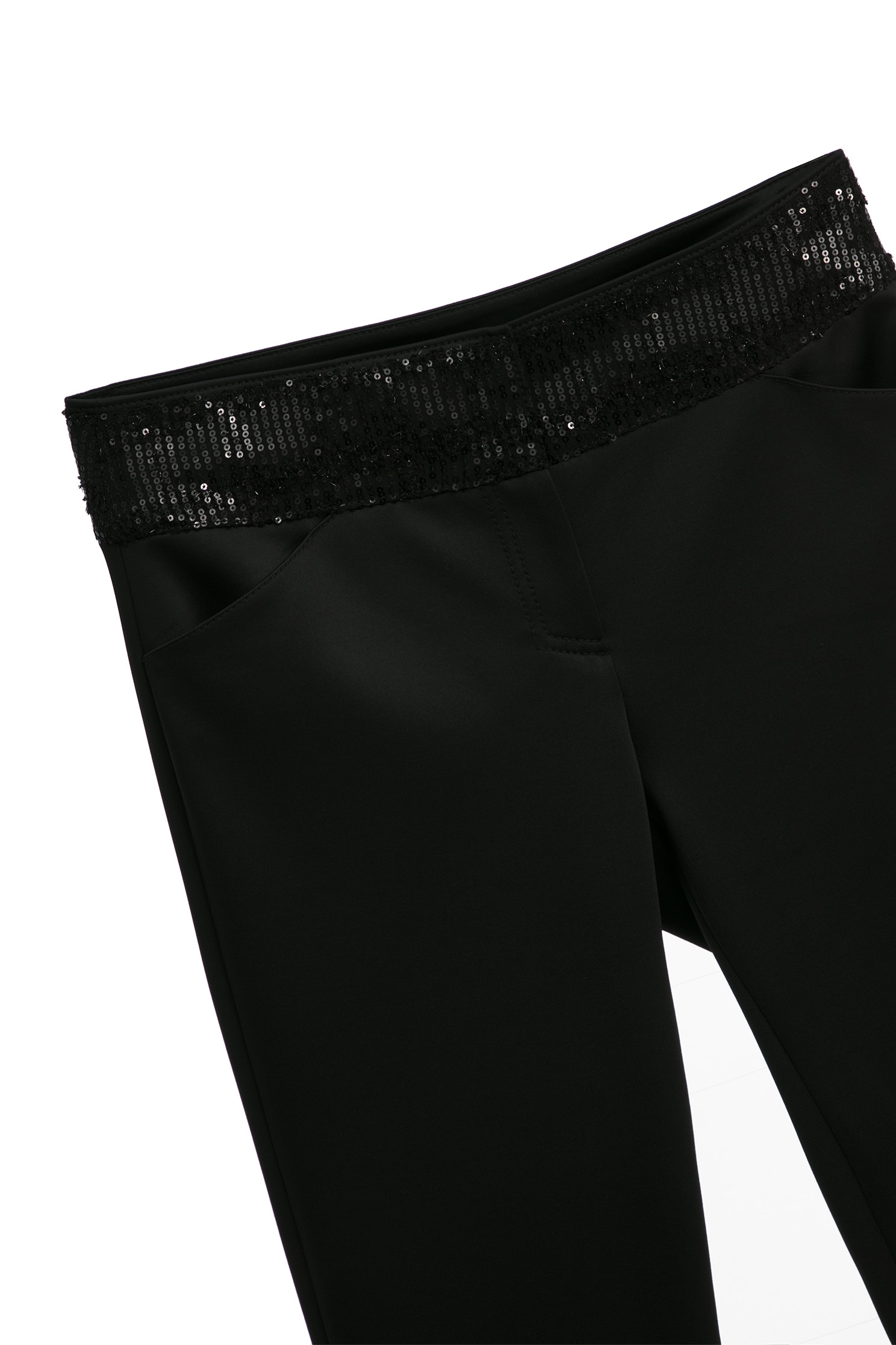 Sequin Slim Fit Black PantsSequin Slim Fit Black Pants,Season (SS) Look,Skinny pants,Skinny pants,Tailored pants,Pants