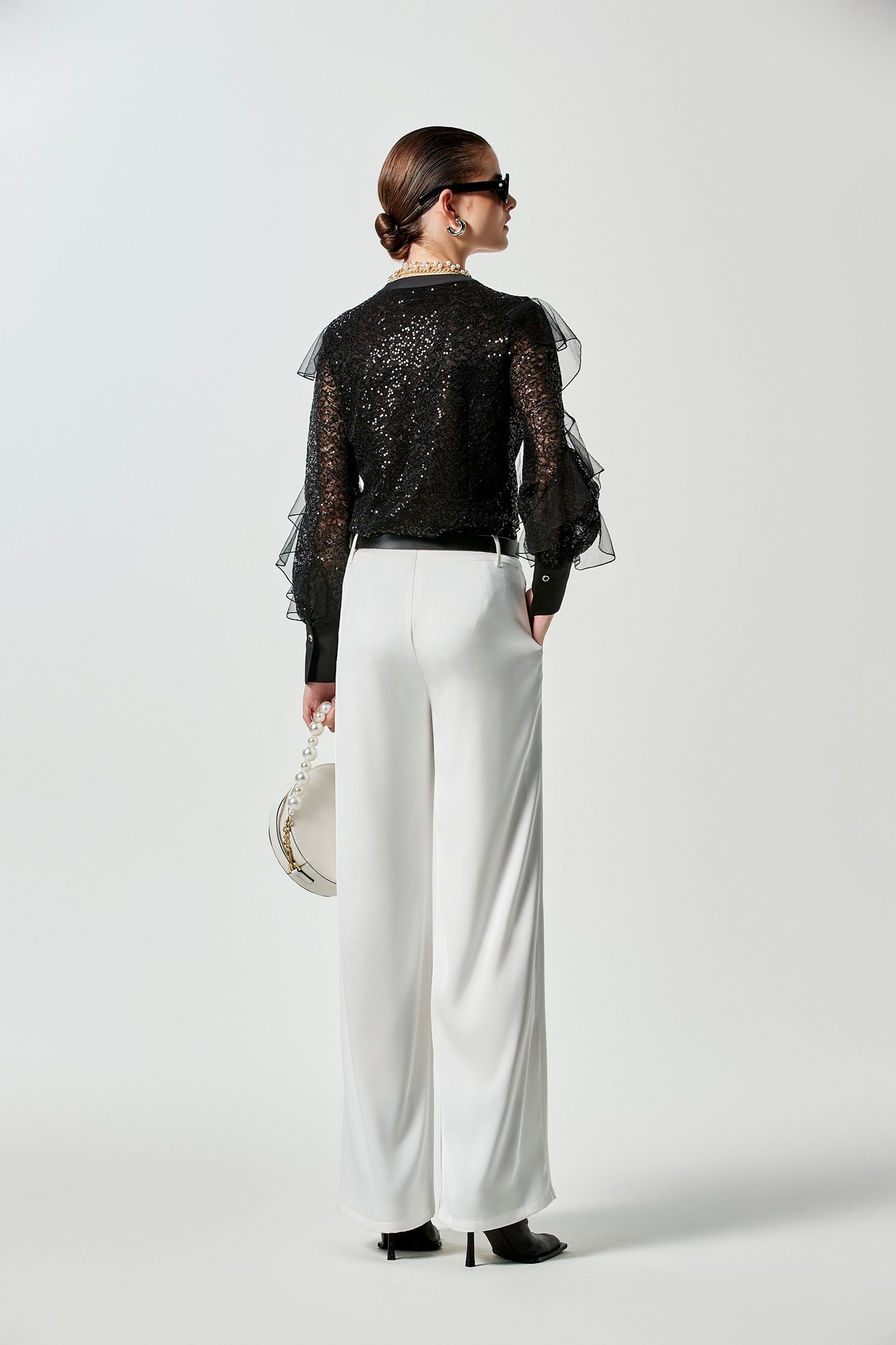 Asymmetric Wide Leg PantsAsymmetric Wide Leg Pants,Culottes,Season (SS) Look,Culottes,Tailored pants