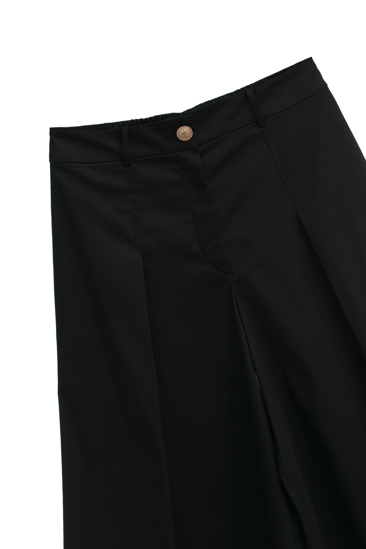 Front Pleat Navy Wide Leg PantsFront Pleat Navy Wide Leg Pants,Culottes,Season (SS) Look,Shorts,Culottes