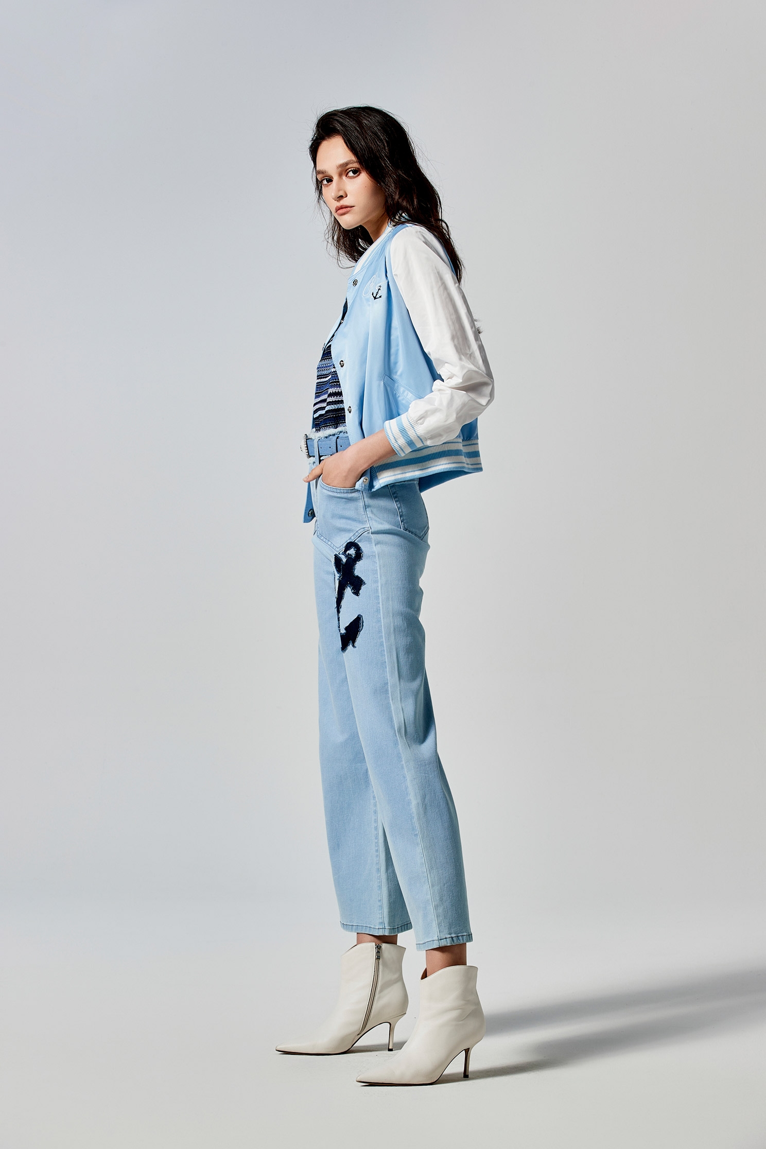 Anchor Logo Wide Leg JeansAnchor Logo Wide Leg Jeans,Culottes,Season (SS) Look,Denim,Wide-leg jeans