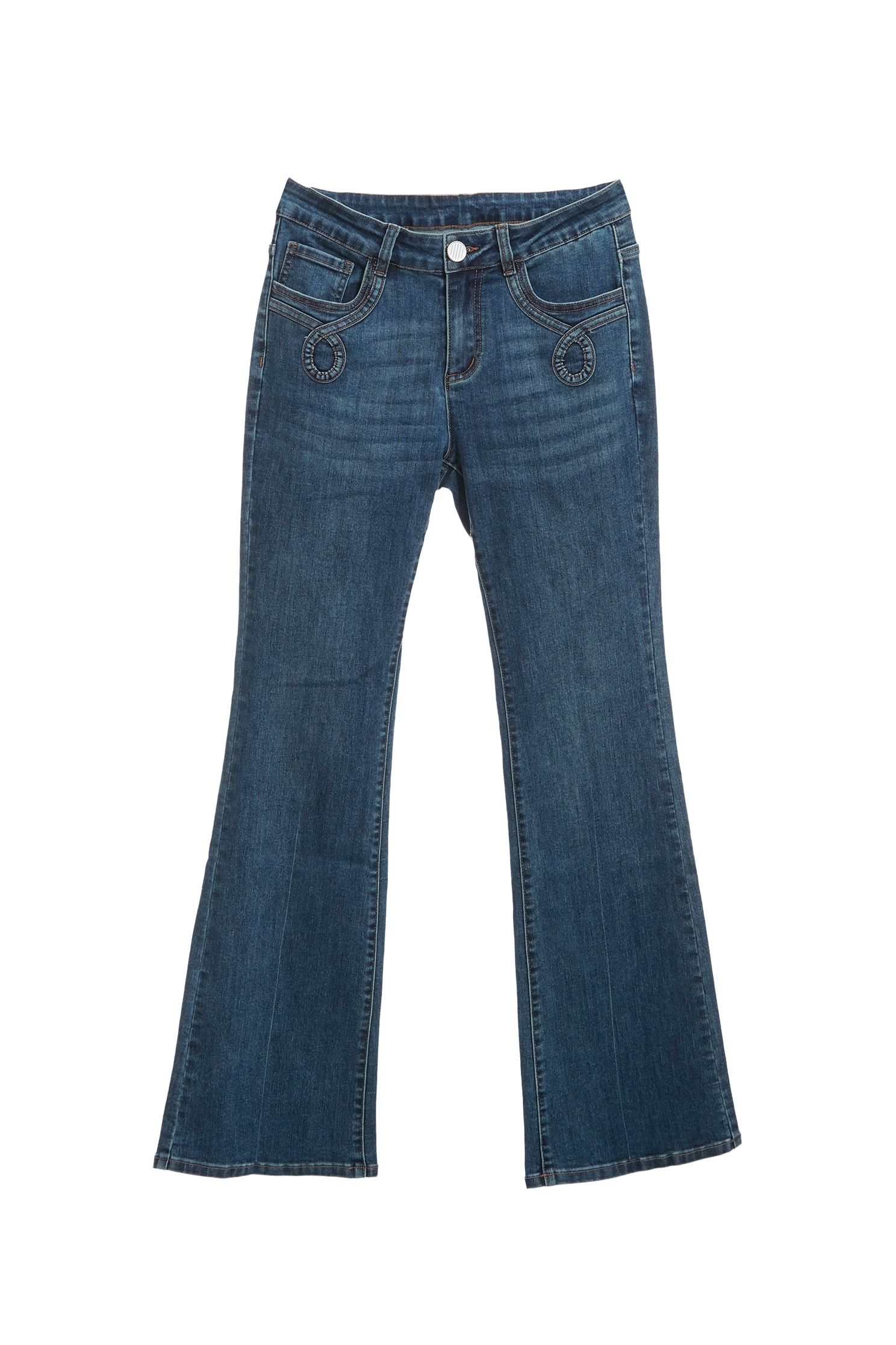 Knot Detail Boot Leg JeansKnot Detail Boot Leg Jeans,Bell-bottoms,Season (SS) Look,Denim,Jeans,Denim pants,Bell-bottoms,Pants