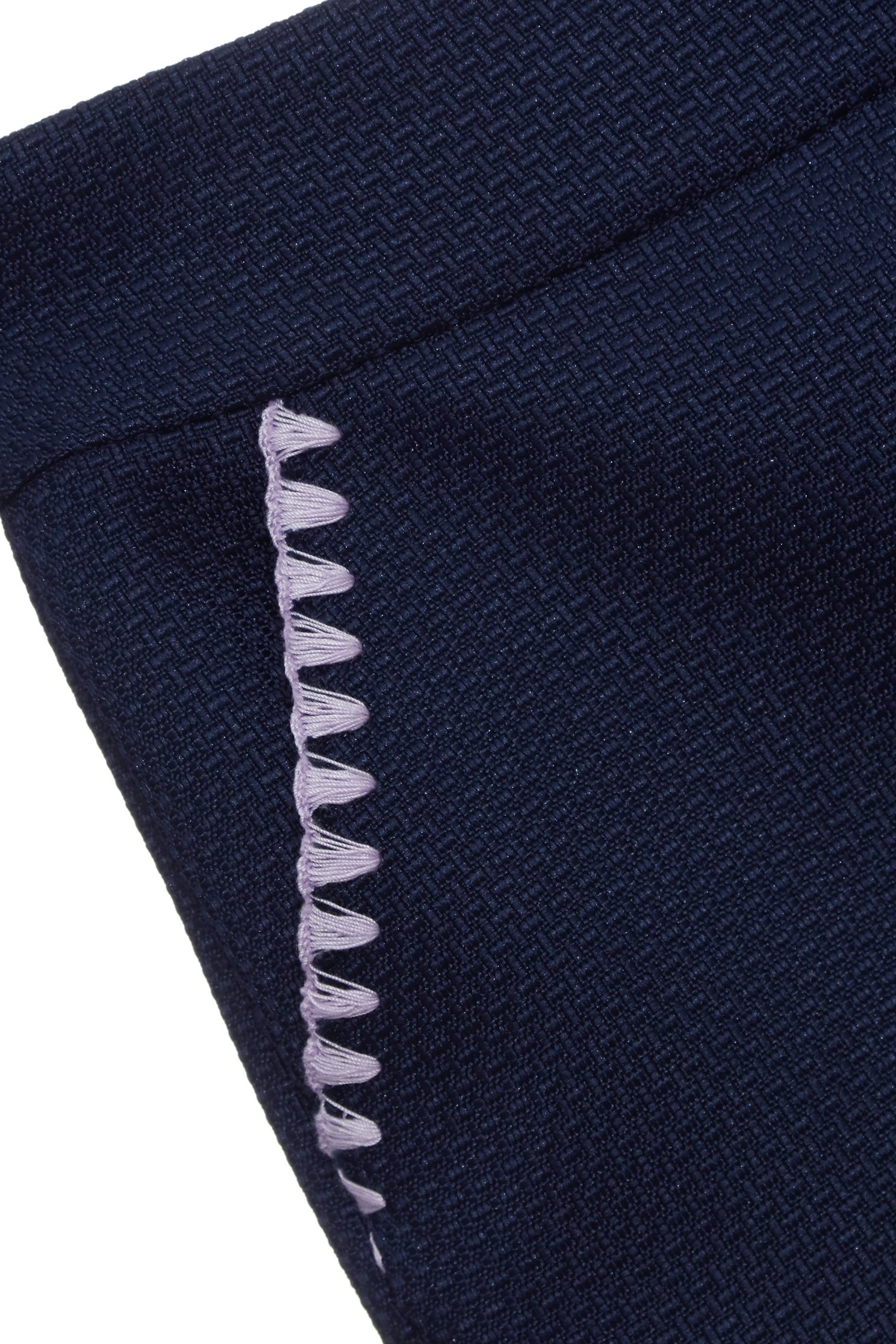 Purple Trim Detail Navy SkortsPurple Trim Detail Navy Skorts,Embroidered,Season (SS) Look,Shorts,Skorts