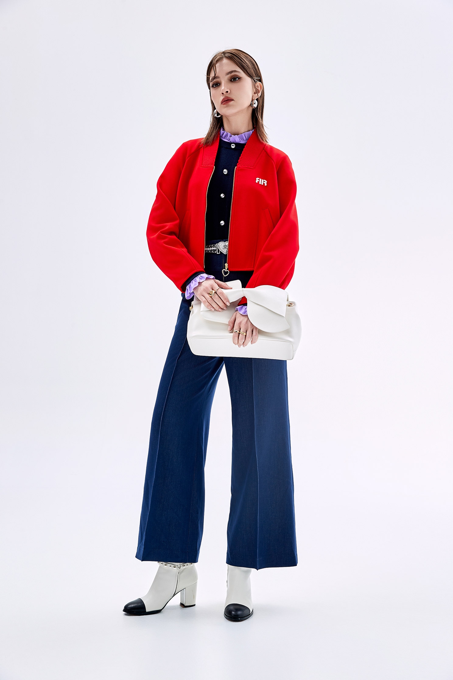 Navy Wide Leg PantsNavy Wide Leg Pants,Culottes,Season (SS) Look,Denim,Culottes,Pants